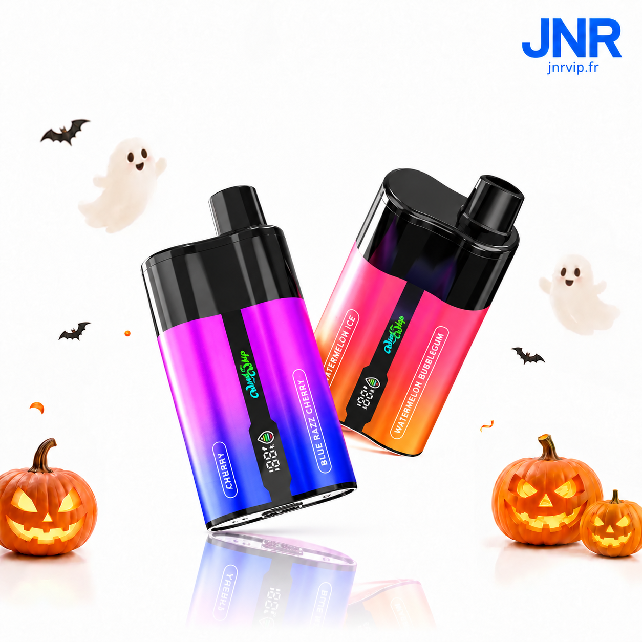 JNR WindWhip 44K Puff 44 000 bouffées double saveur 40ml rechargeable