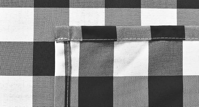 black and white plaid table cloth for kitchen