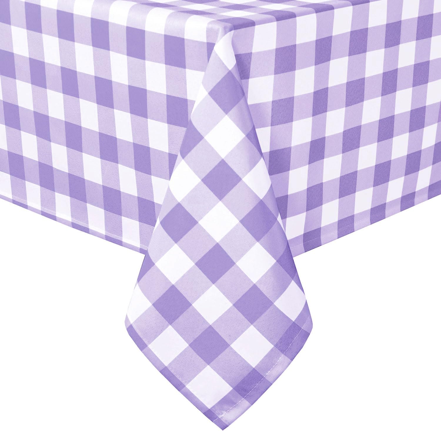 Checkered Gingham Tablecloth 60×120 Inch, Rectangular