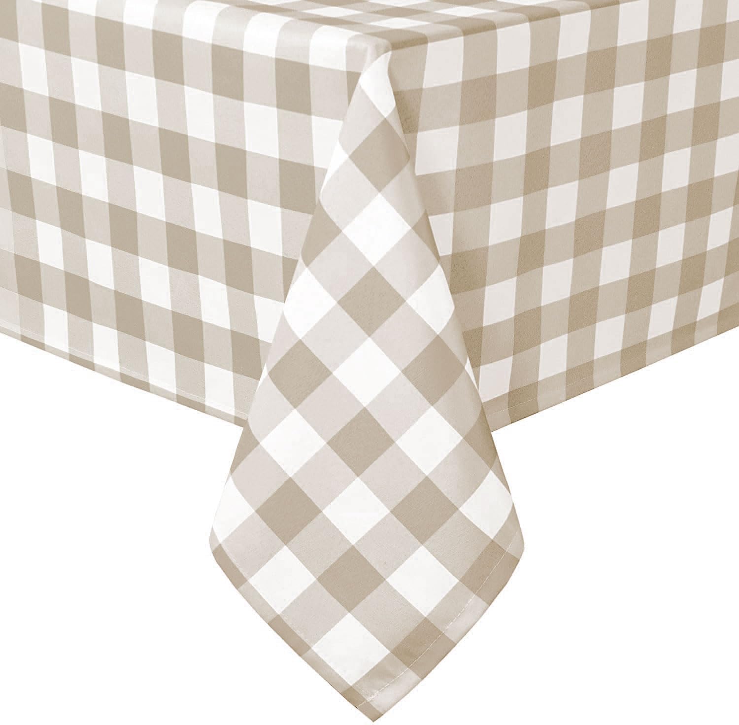 Checkered Gingham Tablecloth 60×120 Inch, Rectangular