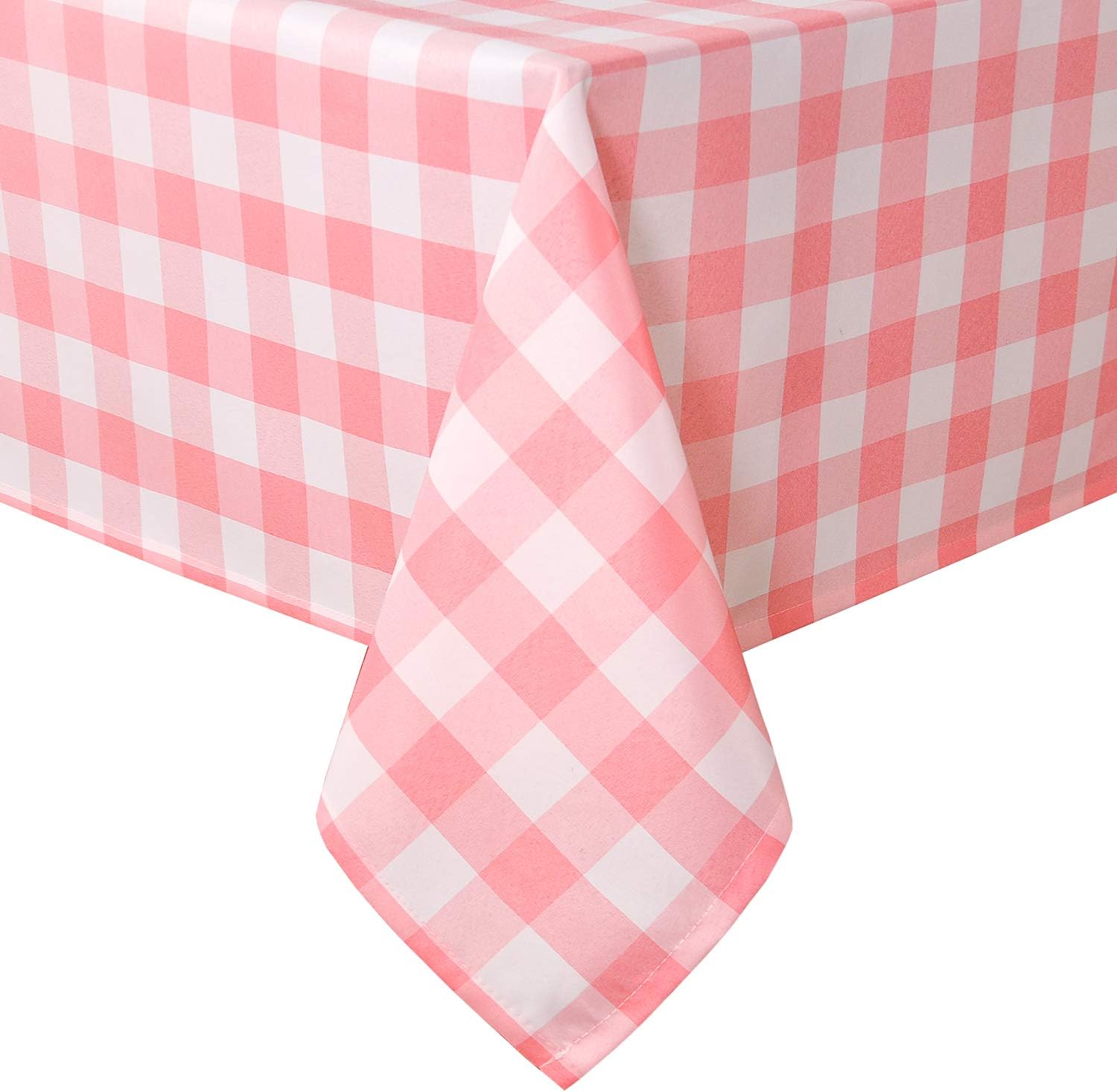 Checkered Gingham Tablecloth 60×120 Inch, Rectangular