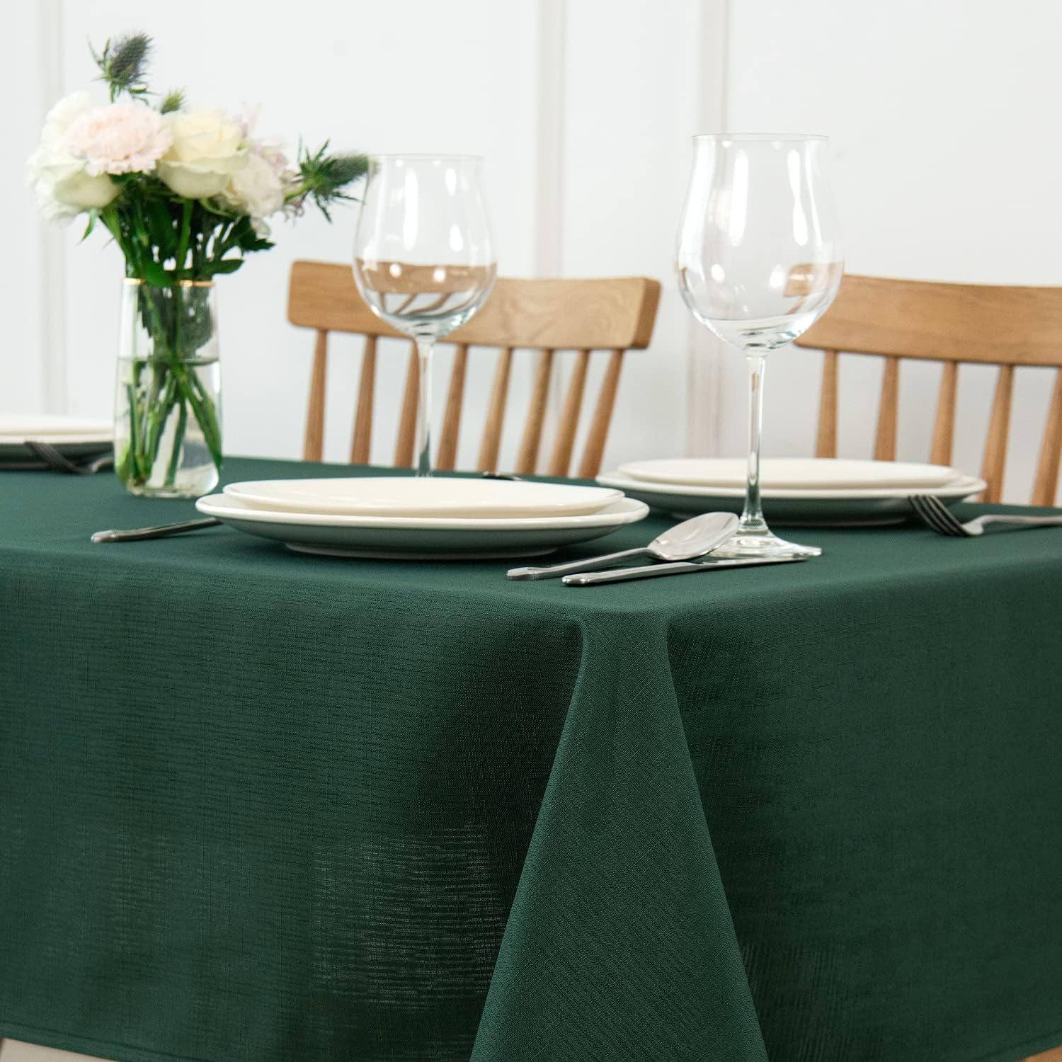 Slubby Textured Tablecloth, Square / Rectangular / Round Available