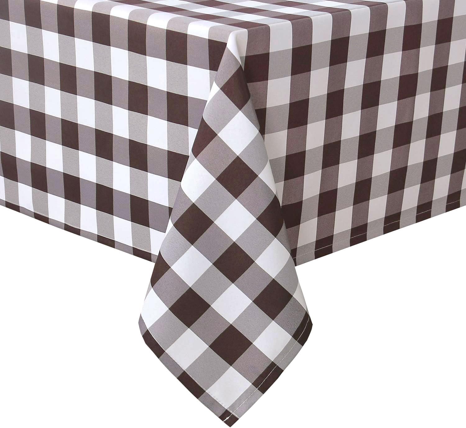 Checkered Gingham Tablecloth 60×120 Inch, Rectangular