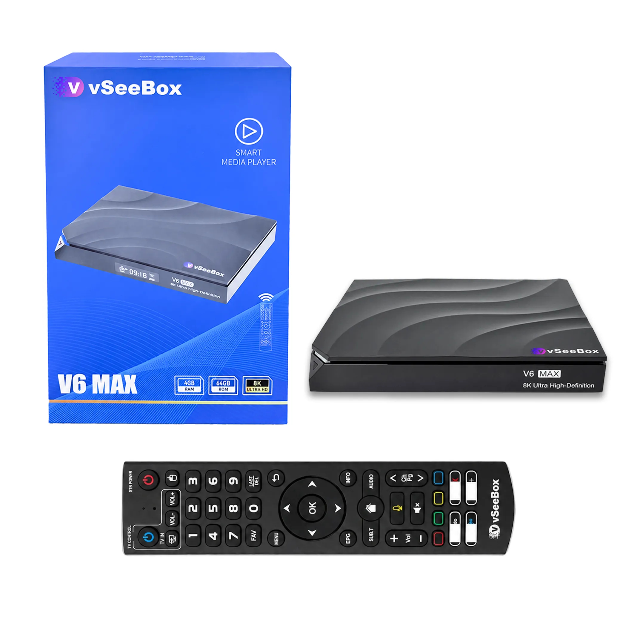 Official vSeeBox V6 Max Android TV Box