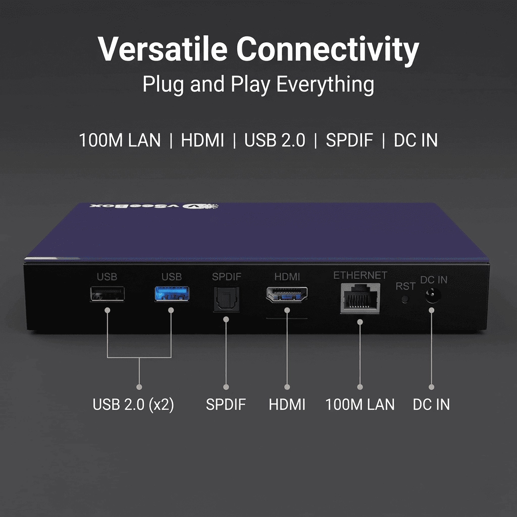 Official vSeeBox V6 Plus Android TV Box