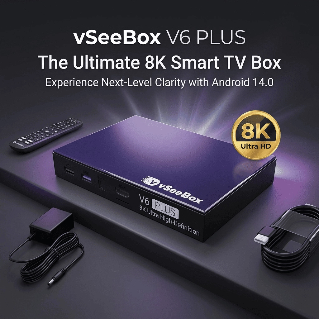 Official vSeeBox V6 Plus Android TV Box
