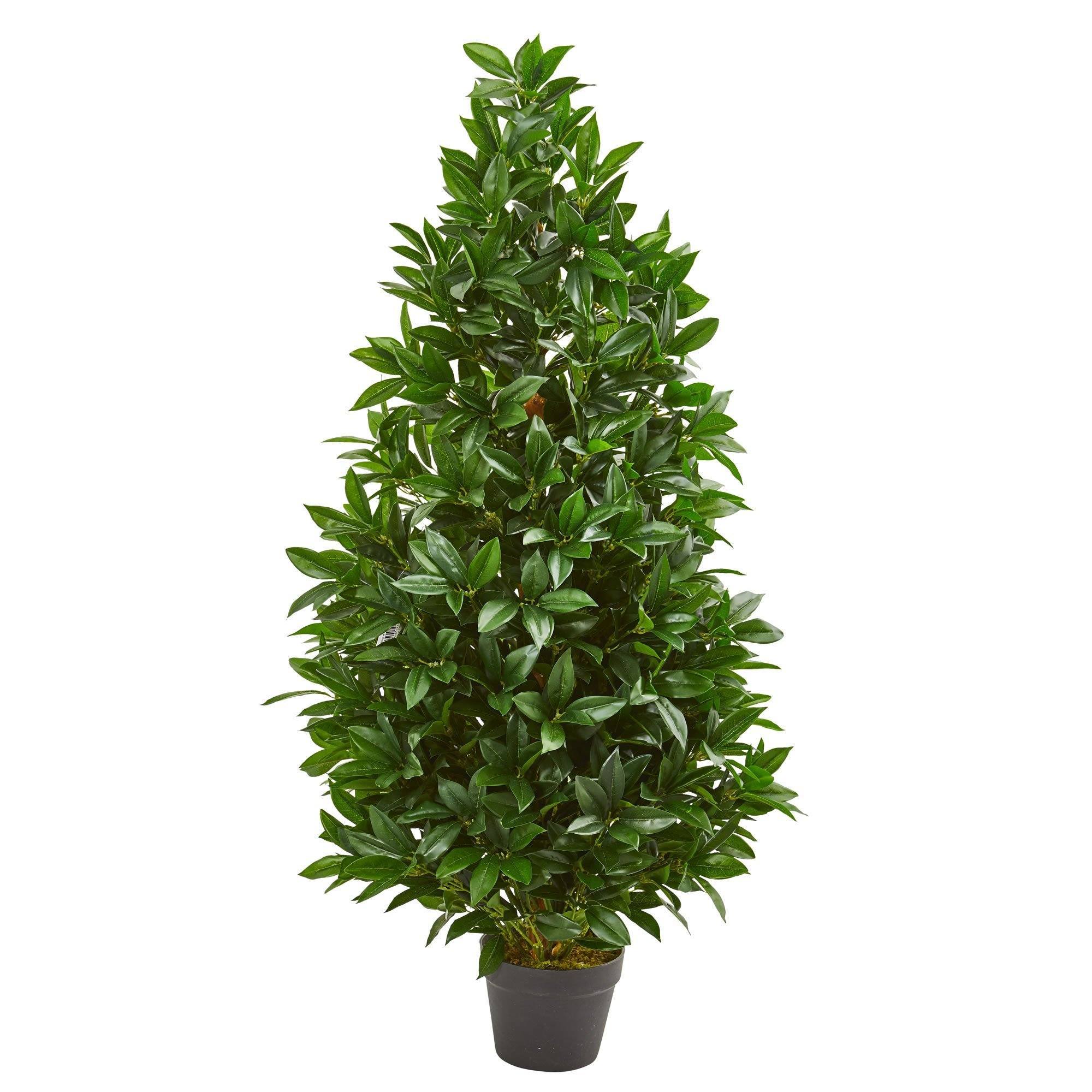4’ Bay Leaf Artificial Topiary Tree UV Resistant (Indoor/Outdoor) - view 6