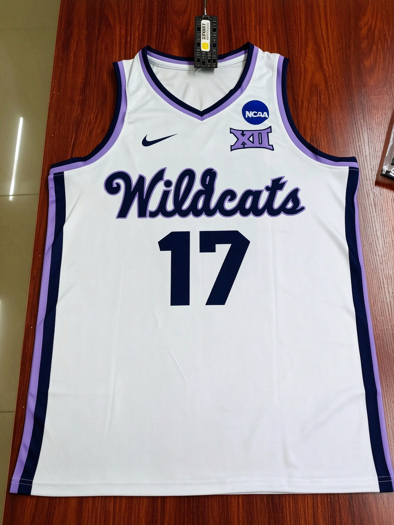 NCAA college football fan jersey in team colors by CollegeKit Hub with breathable mesh body