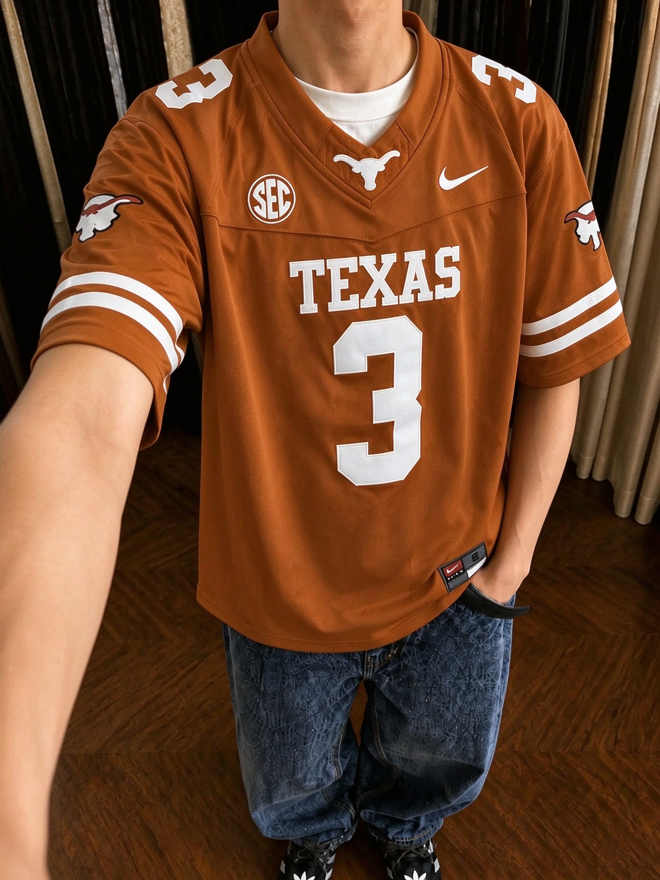 Breathable mesh NCAA college football jersey, summer tailgate fan gear by CollegeKit Hub
