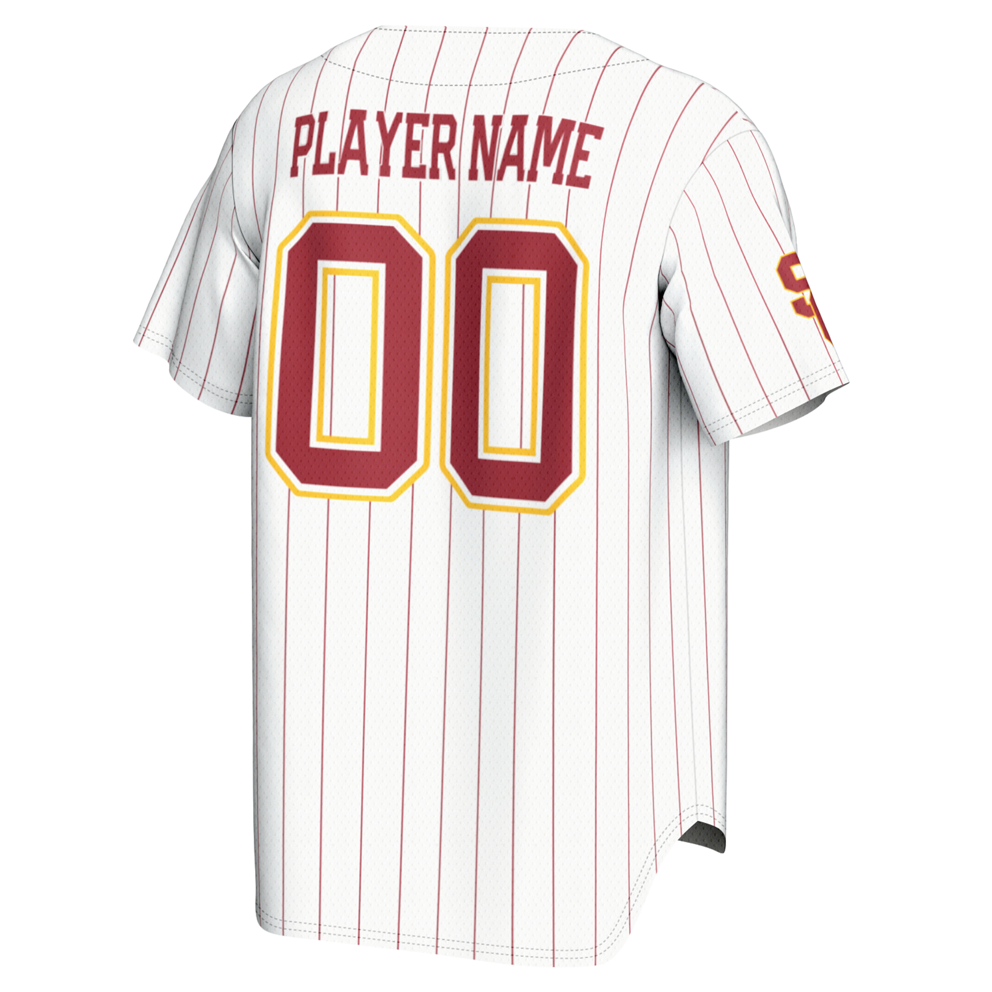 NIL Pick- Baseball USC Trojans Player Jersey White NCAA College Baseball Fan Wear NIL Pick- Baseball