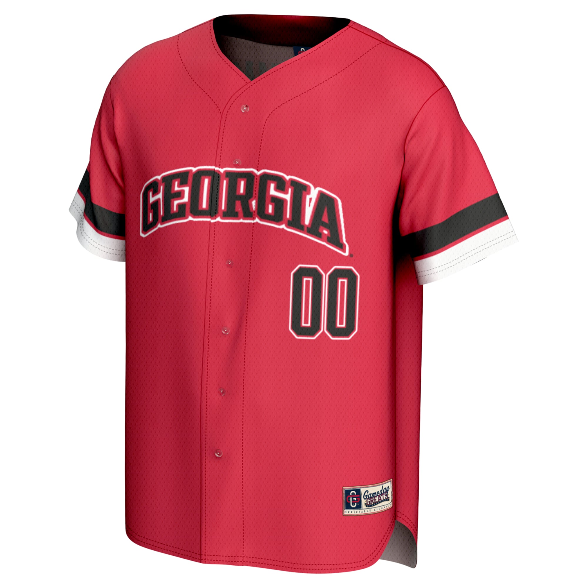 Baseball Fashion Georgia Bulldogs Game Jersey Red NCAA College Baseball Fan Wear Baseball Fashion