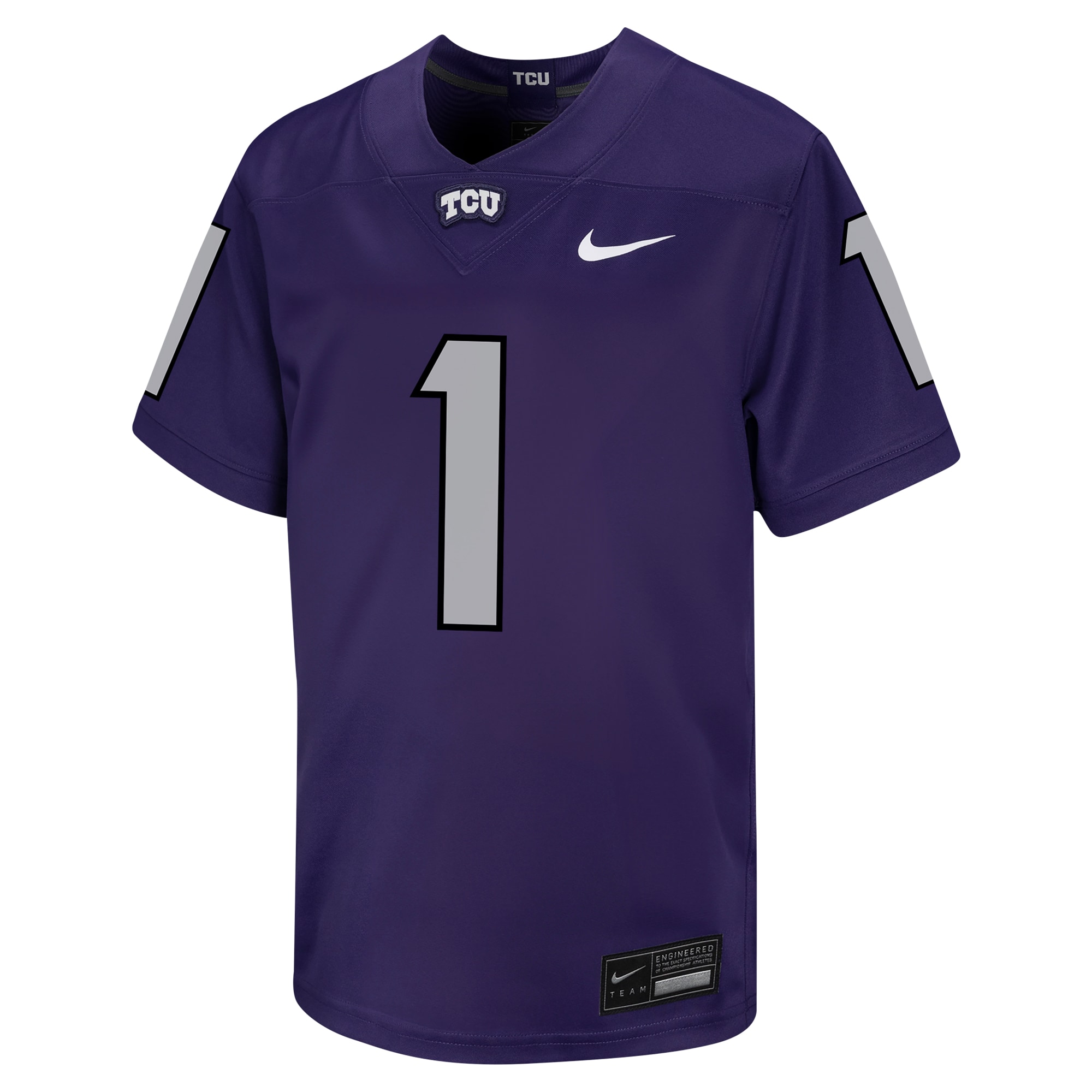 TCU Horned Frogs Untouchable Jersey Purple NCAA College Football Fan Wear
