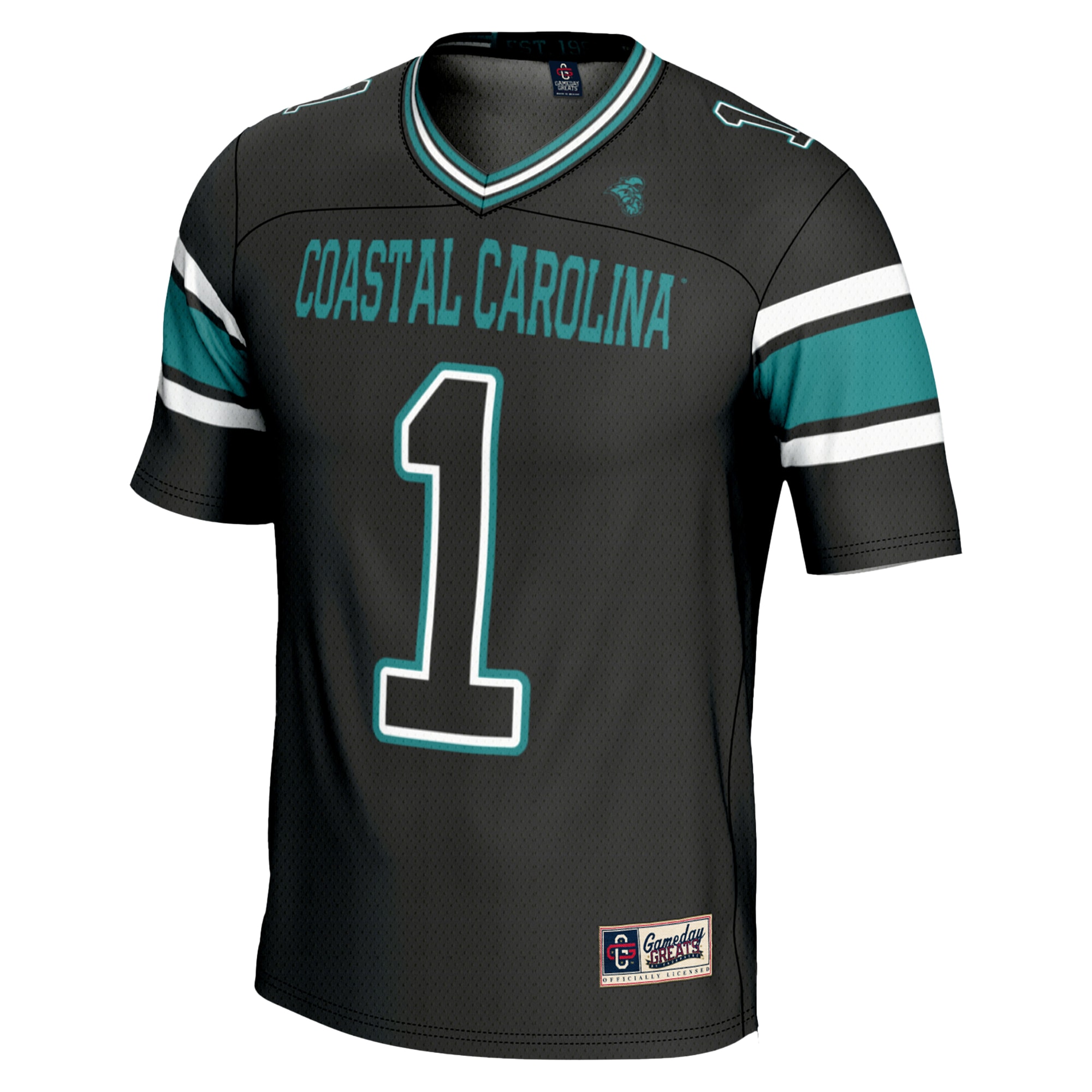 Endzone Coastal Carolina Chanticleers Game Jersey Black NCAA College Football Fan Wear