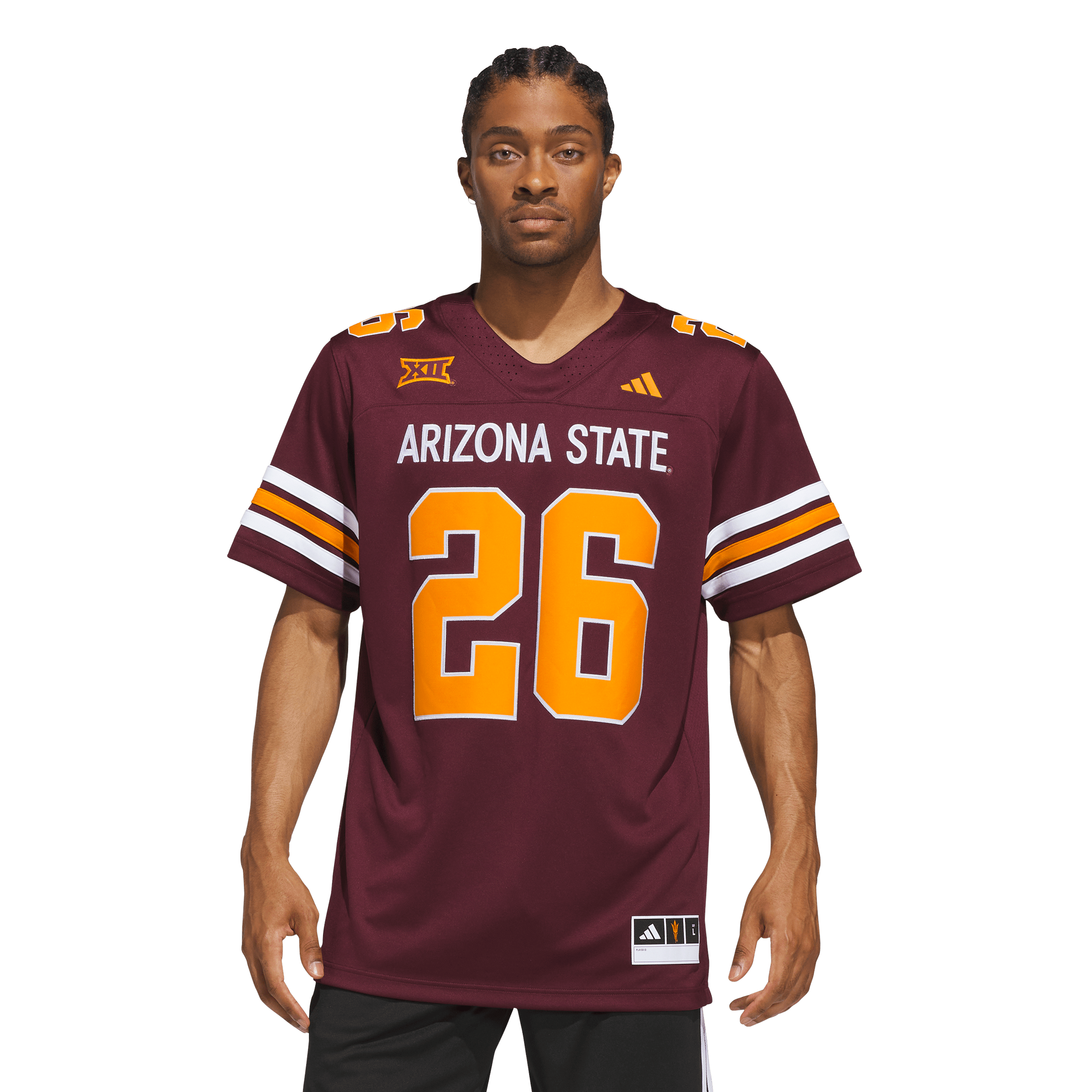 Roses Arizona State Sun Devils Jersey No.26 Maroon NCAA College Football Fan Wear Roses