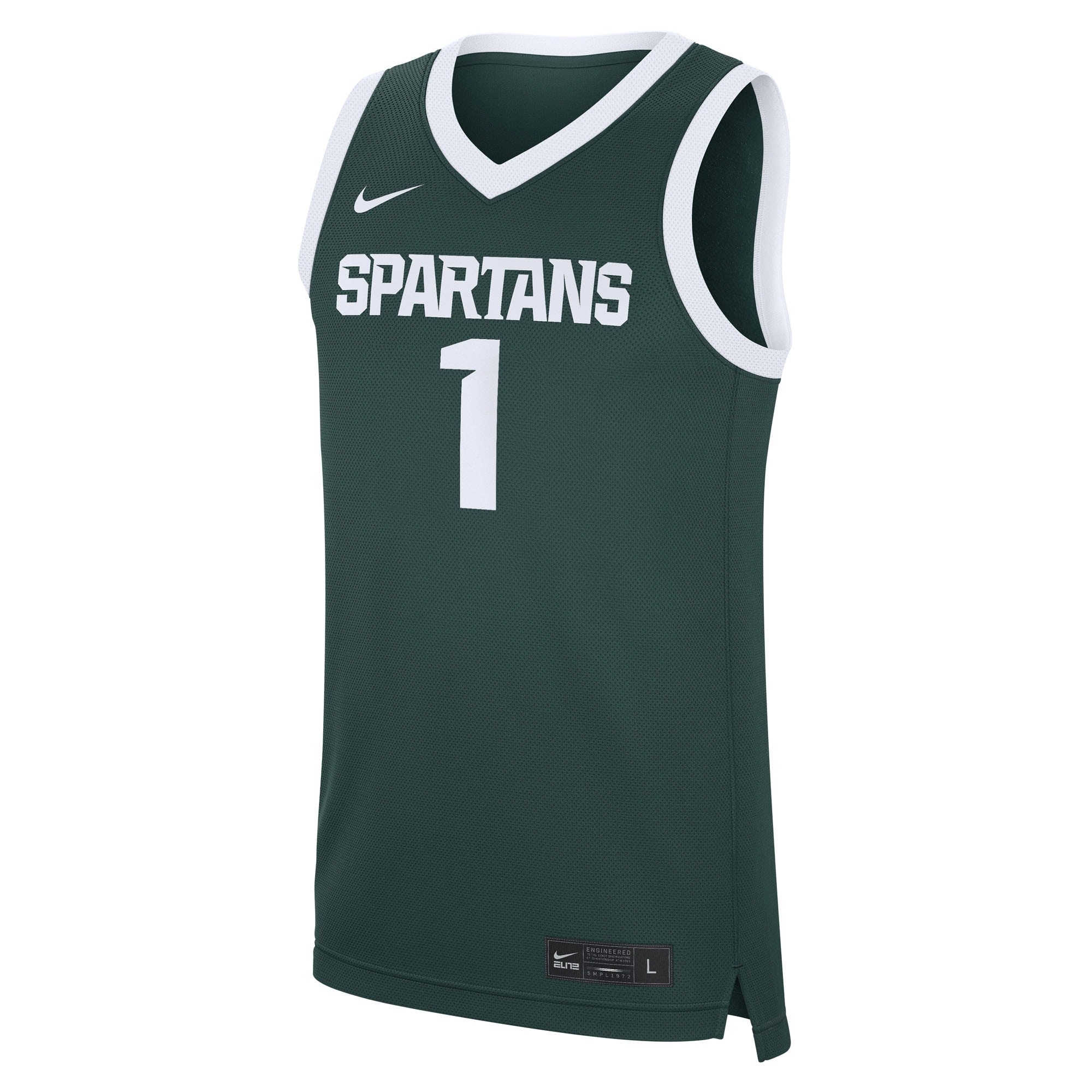 Road Michigan State Spartans Replica Jersey Green NCAA College Football Fan Wear