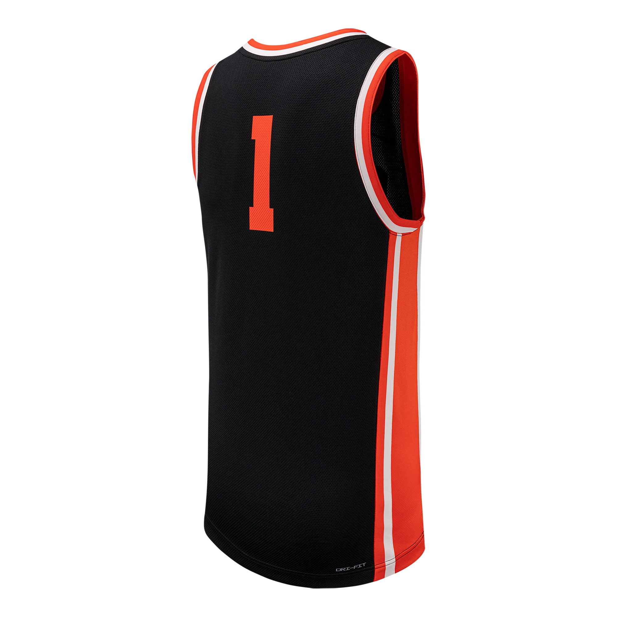 Basketball Oregon State Beavers Replica Jersey No.1 Black NCAA College Basketball Fan Wear Basketball