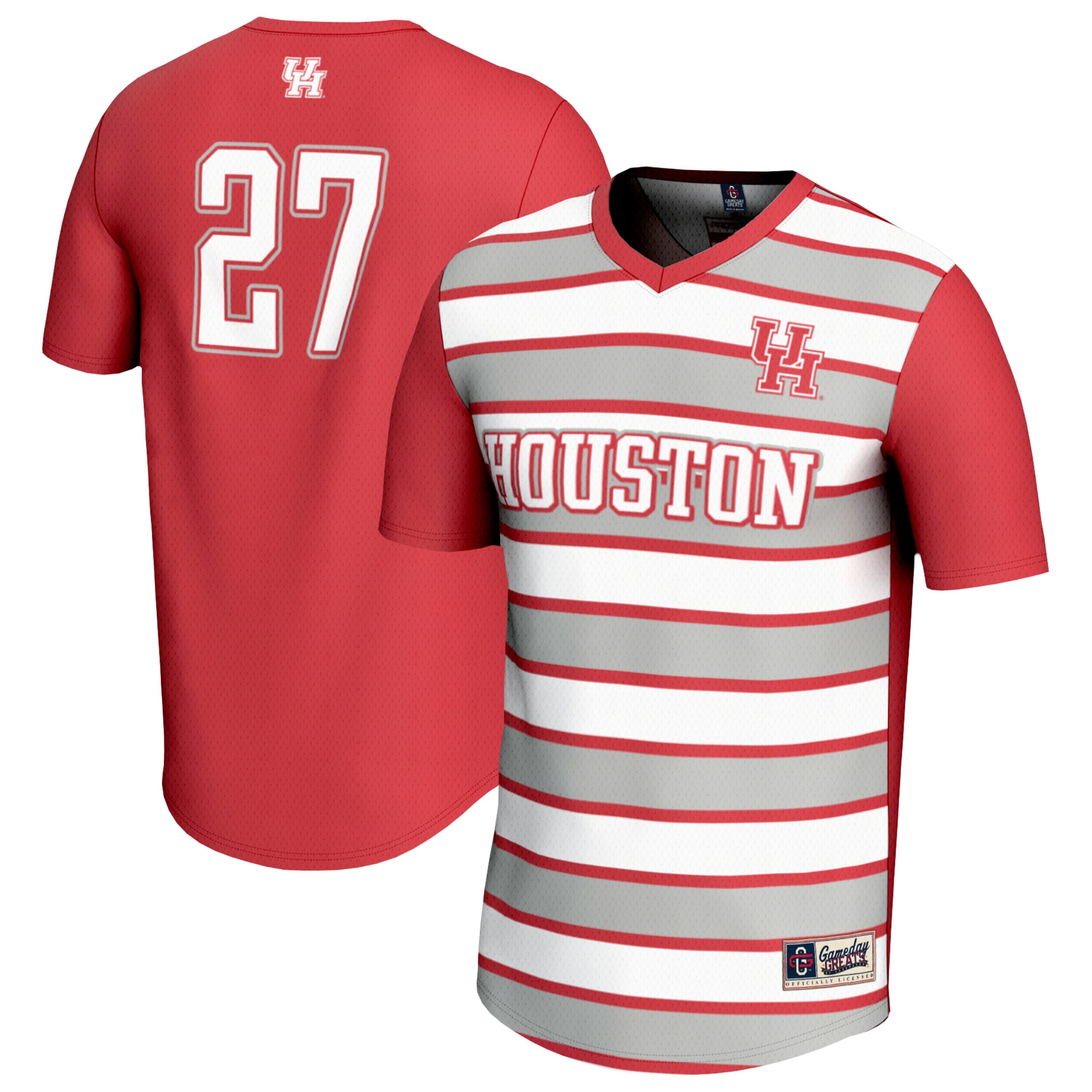 Soccer Fashion Houston Cougars Game Jersey Red NCAA College Soccer Fan Wear