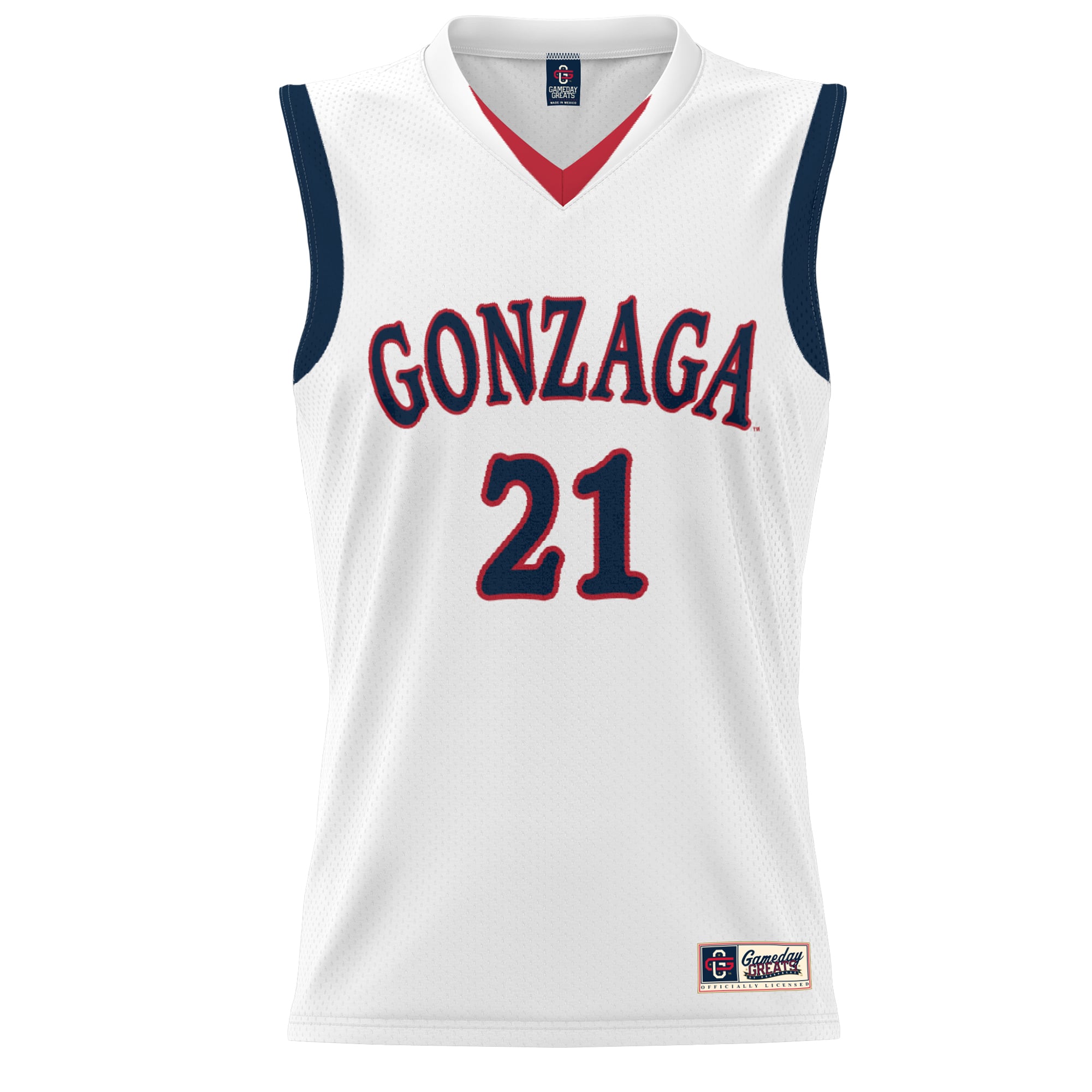 Courtney Vandersloot Basketball Gonzaga Bulldogs Game Jersey White NCAA College Basketball Fan Wear