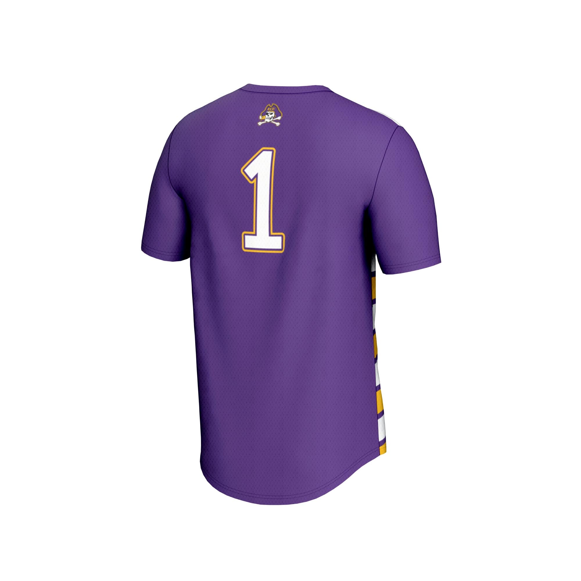 Soccer Fashion ECU Pirates Game Jersey Purple NCAA College Soccer Fan Wear Soccer Fashion