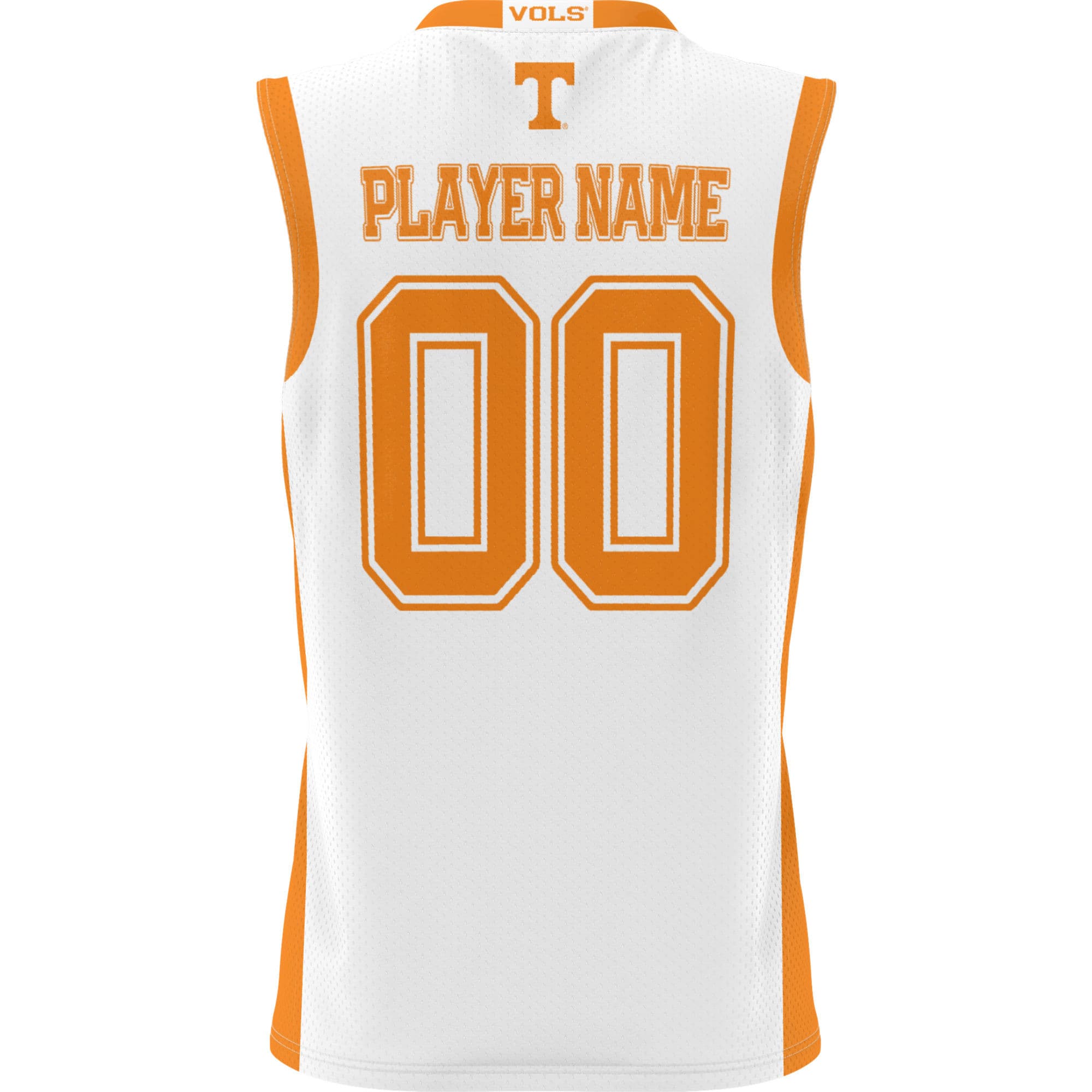 NIL Pick- Basketball Tennessee Volunteers Player Jersey White NCAA College Basketball Fan Wear NIL Pick- Basketball