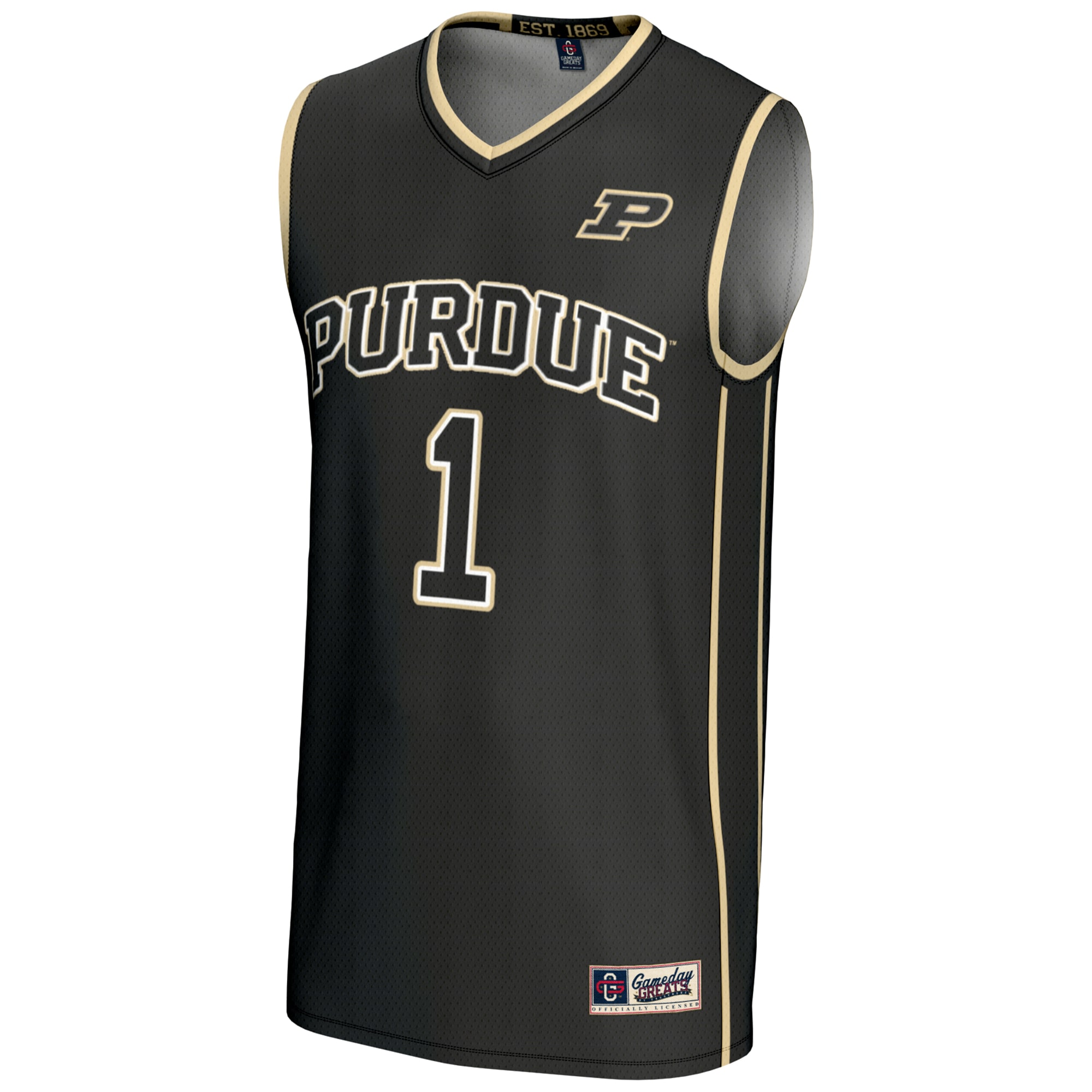 Basketball Purdue Boilermakers Game Jersey Black NCAA College Basketball Fan Wear Basketball