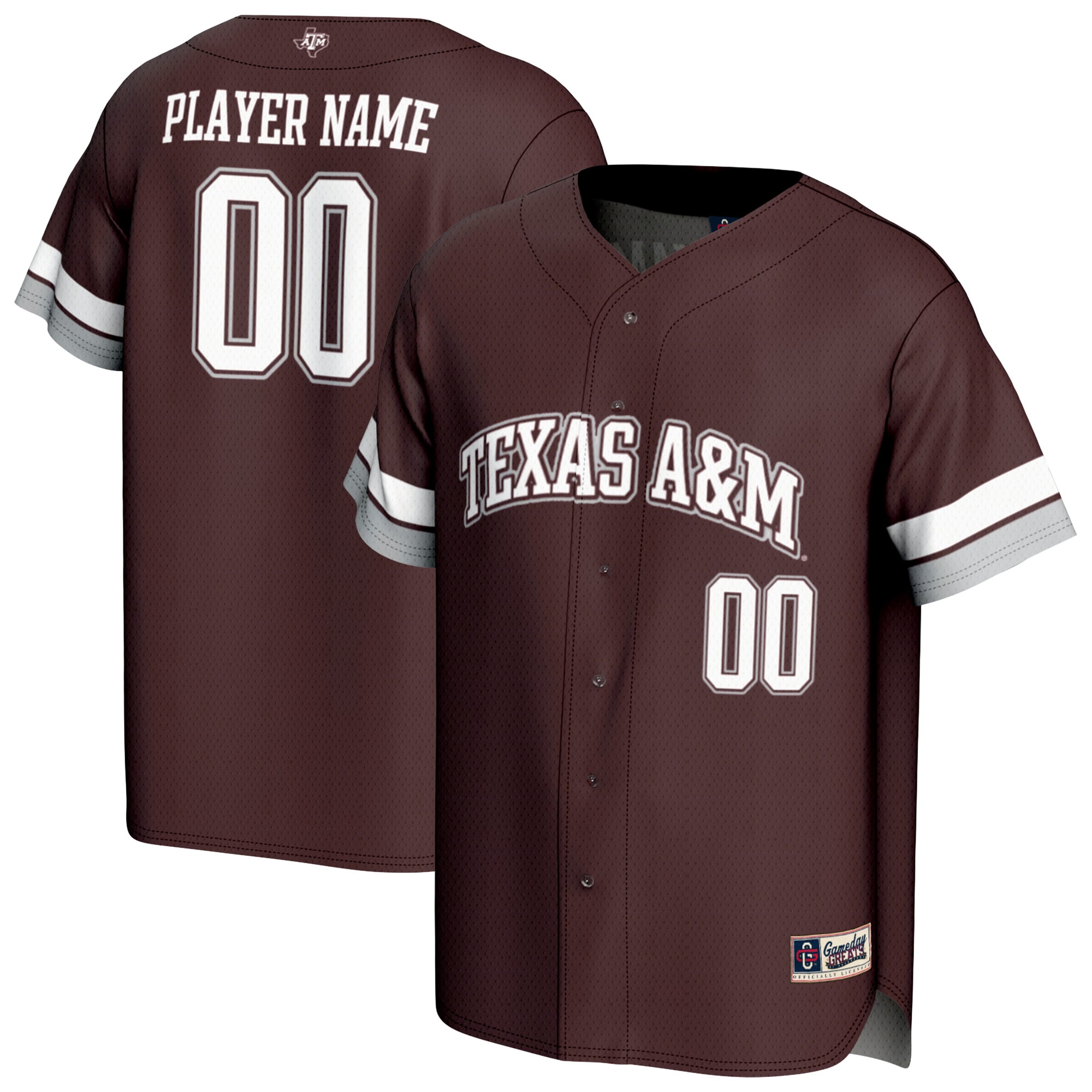 NIL Pick- Baseball Texas A&M Aggies Player Jersey Maroon NCAA College Baseball Fan Wear