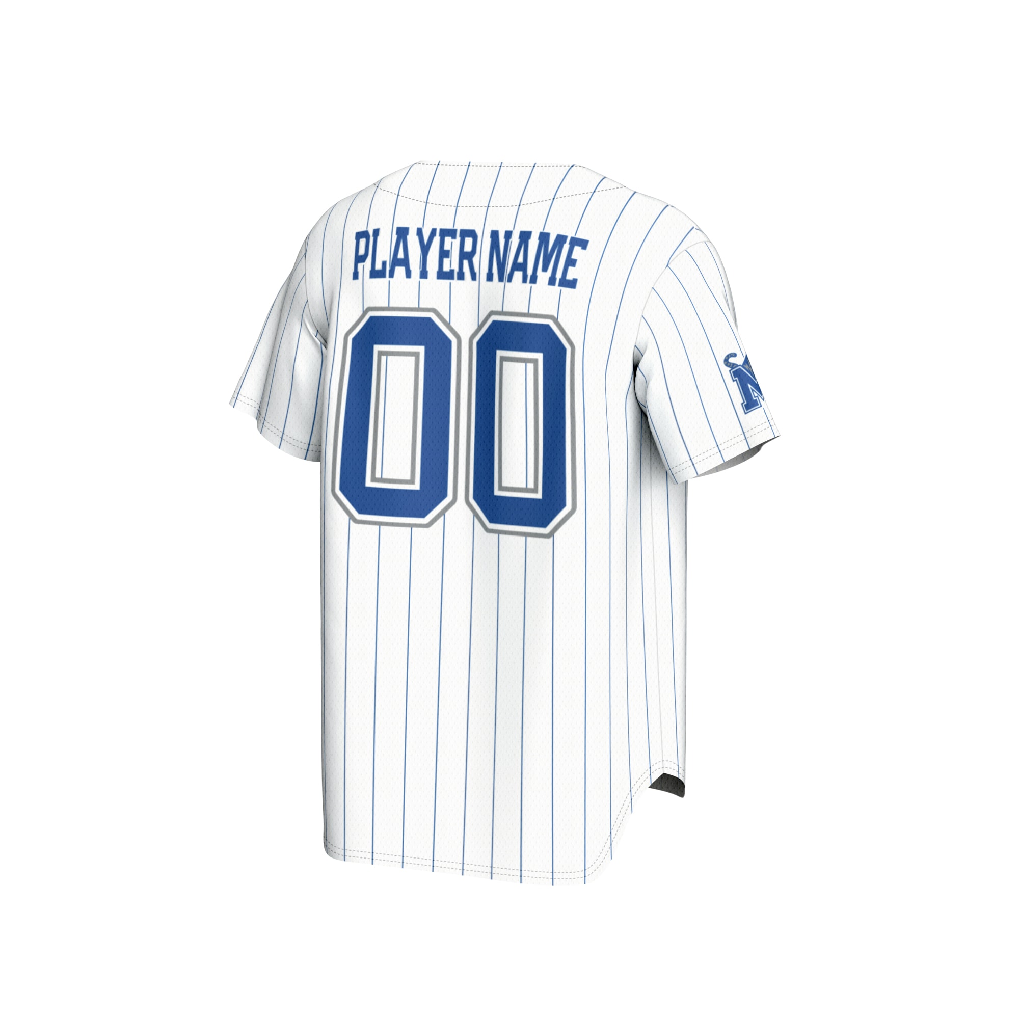 Collegiate Memphis Tigers Player Jersey White NCAA College Baseball Fan Wear