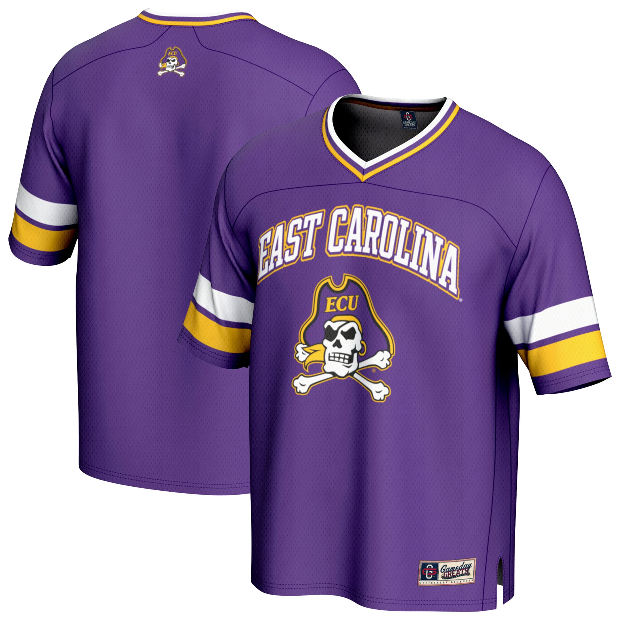 Purple Spirit ECU Pirates Game Jersey Purple NCAA College Football Fan Wear Purple Spirit