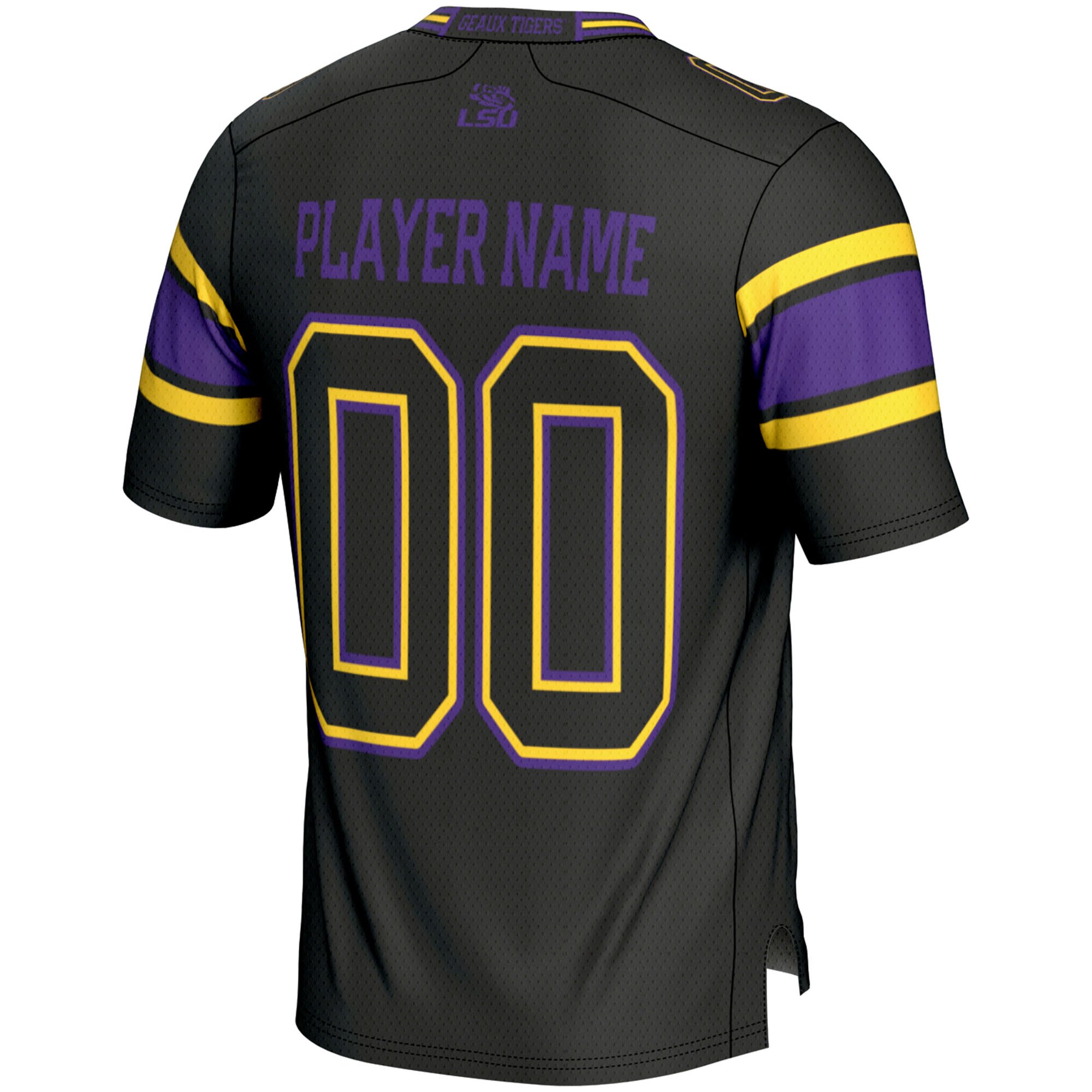 NIL Pick LSU Tigers Player Jersey Black NCAA College Football Fan Wear