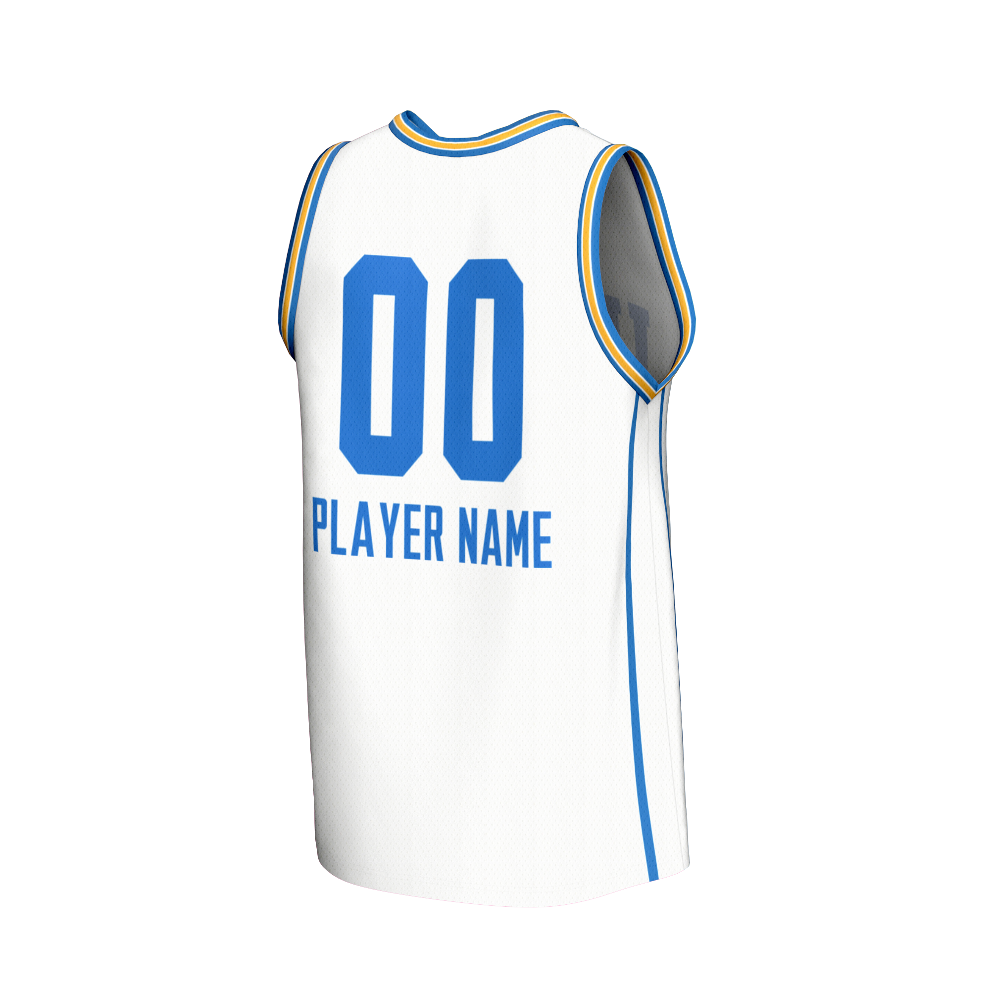 NIL Pick UCLA Bruins Player Jersey White NCAA College Basketball Fan Wear NIL Pick