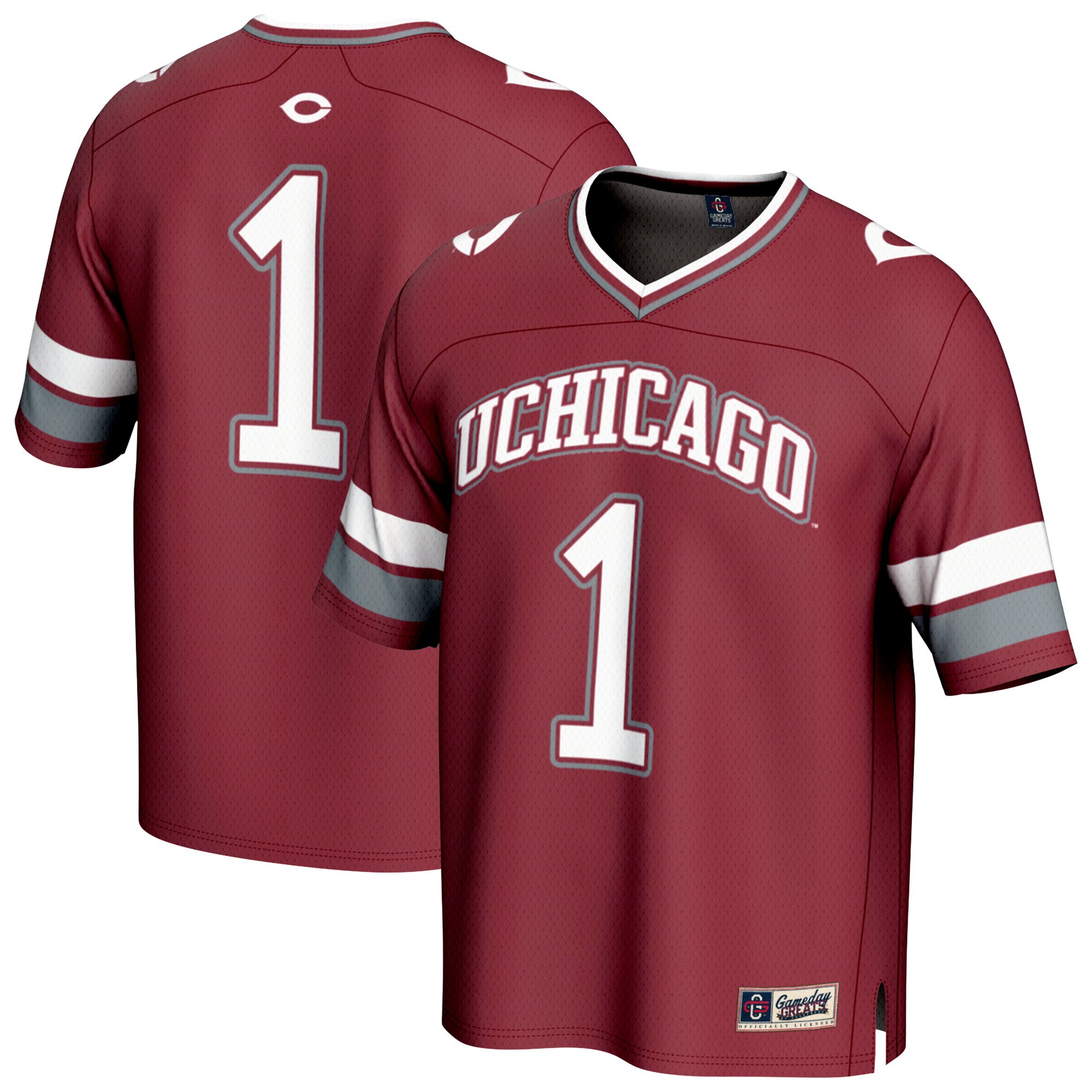 Ultra-Light Street UChicago Maroons Jersey No.1 Maroon NCAA College Baseball Fan Wear Ultra-Light Street