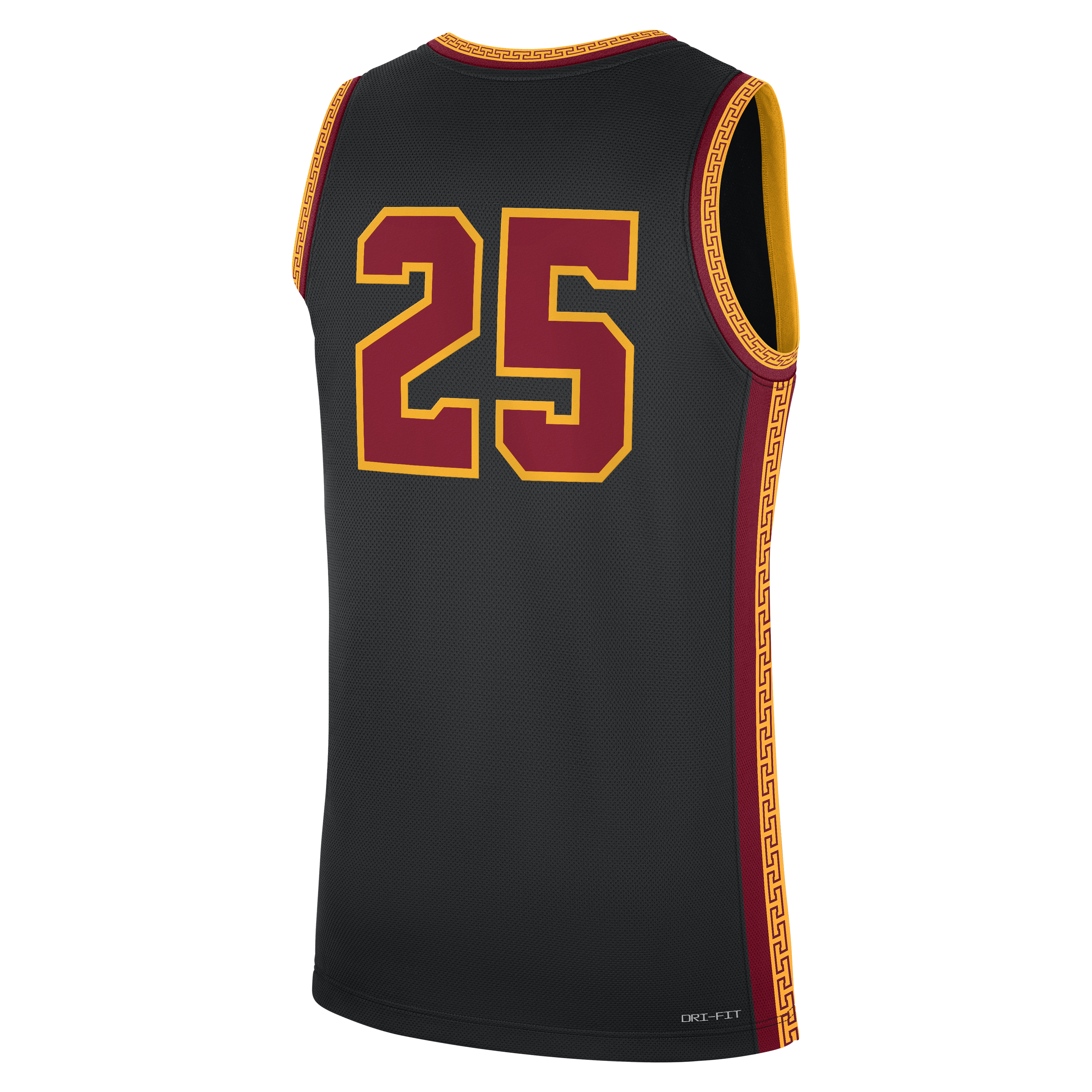 Basketball USC Trojans Alternate Jersey Black NCAA College Basketball Fan Wear Basketball