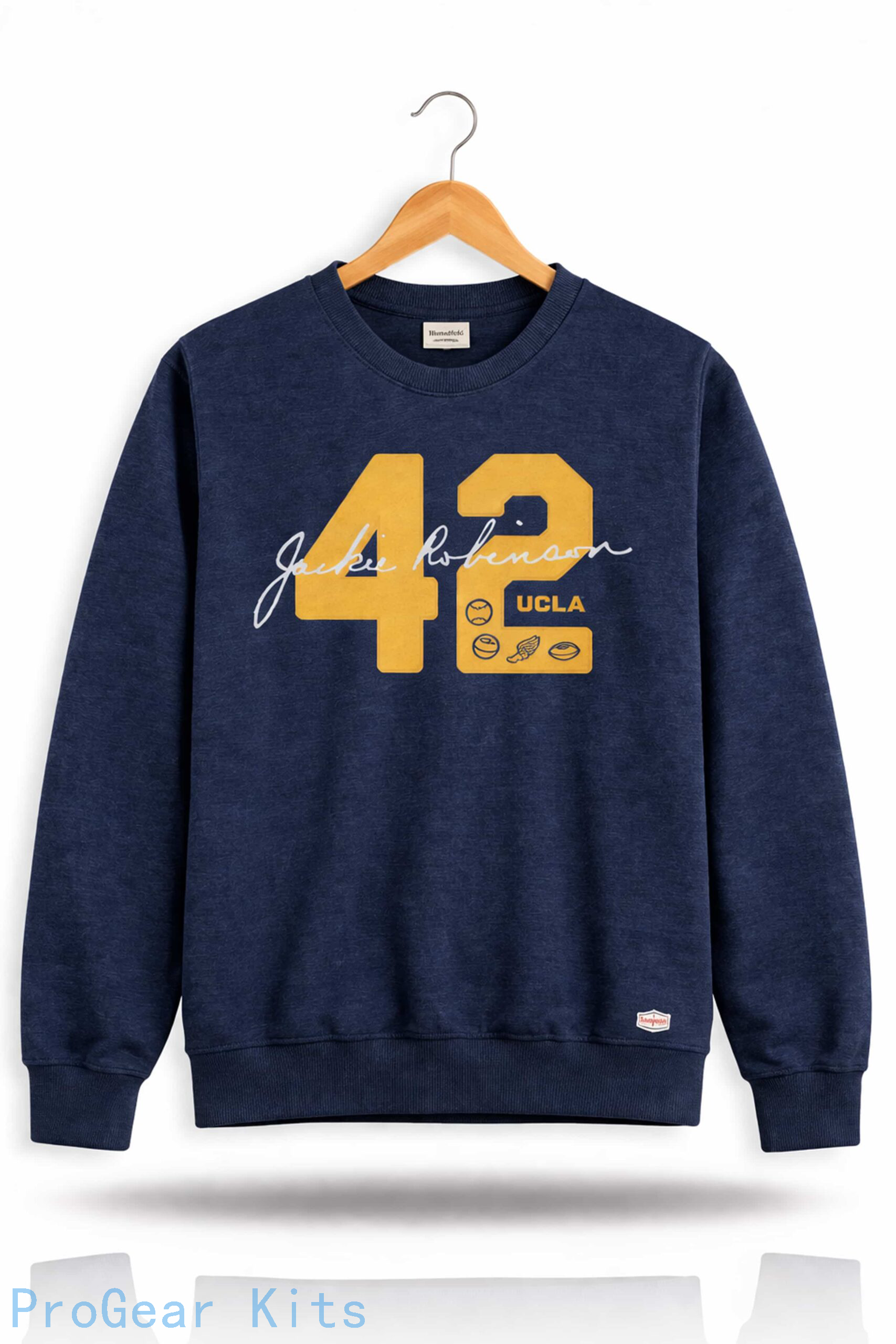 Robinson UCLA Jackie Kennebec Valley Community College Hoodie NCAA College Football Fan Wear