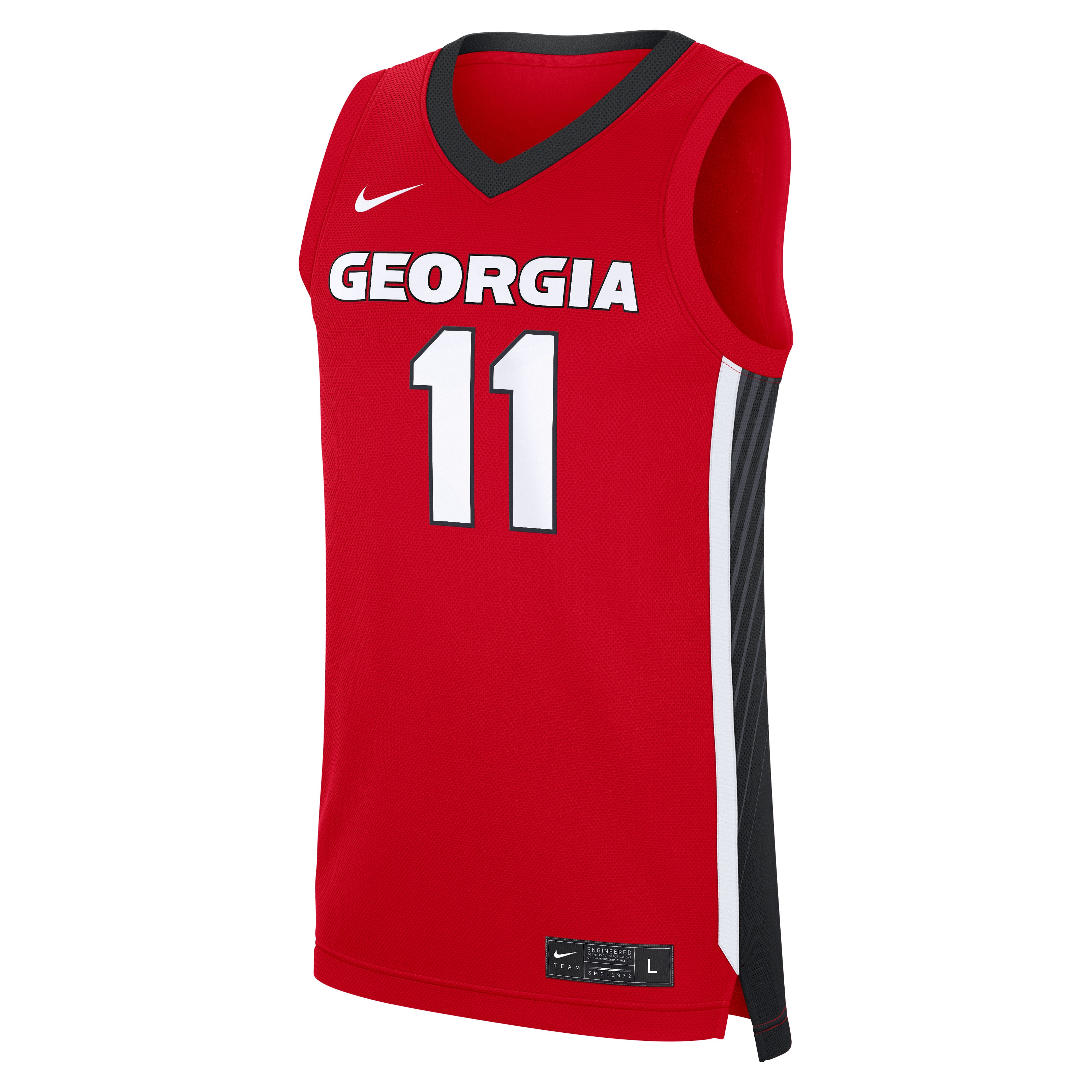 Dylan James NIL Georgia Bulldogs Replica Jersey Red NCAA College Basketball Fan Wear