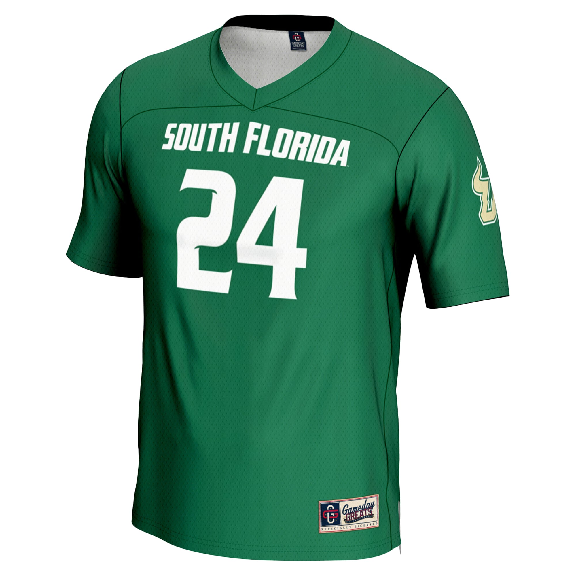 Lacrosse South Florida Bulls Game Jersey Green NCAA College Lacrosse Fan Wear Lacrosse