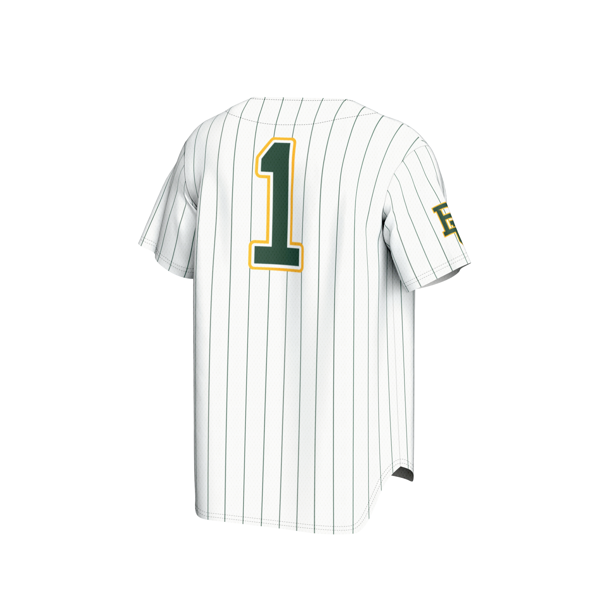 Baseball Fashion Baylor Bears Game Jersey White NCAA College Baseball Fan Wear