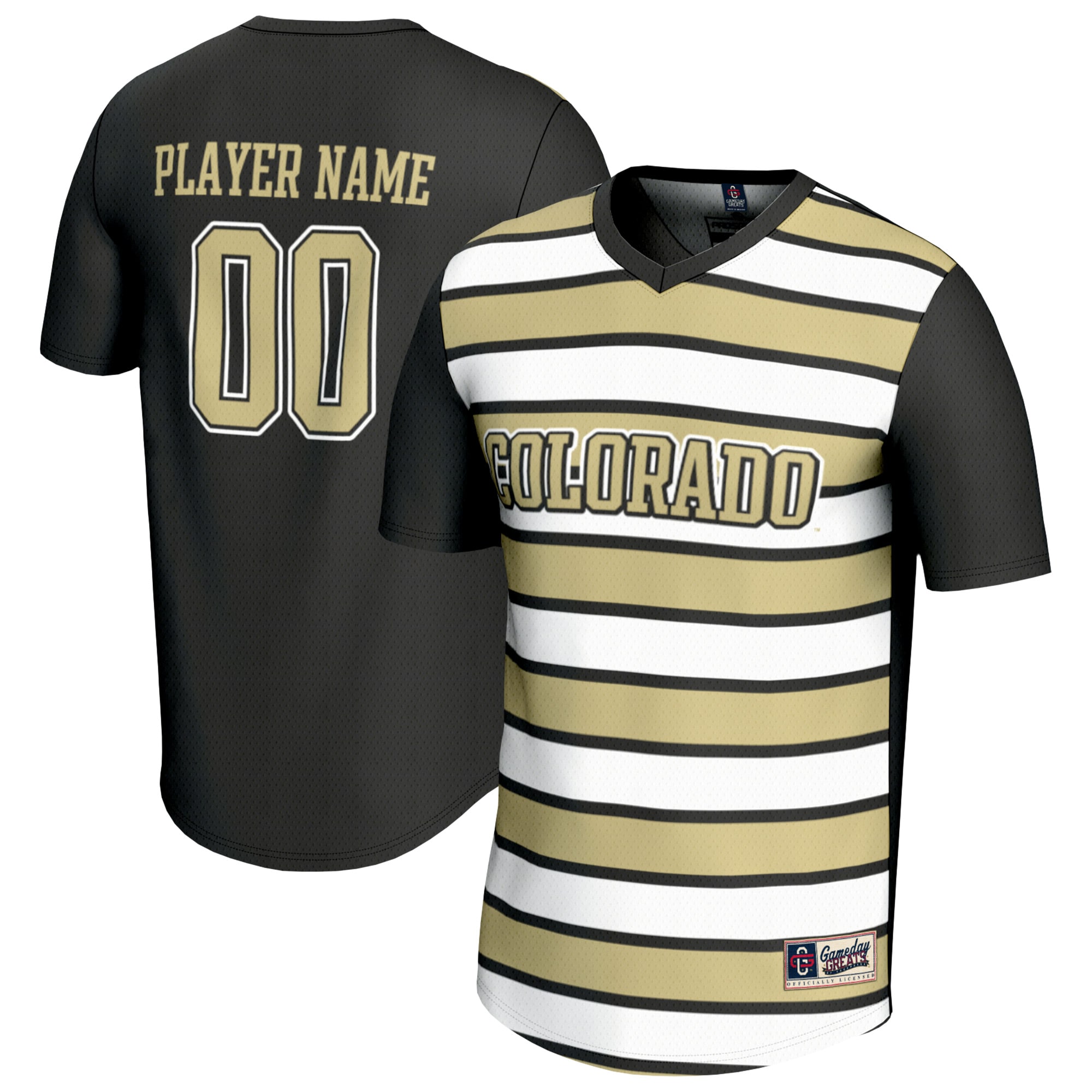 NIL Pick Collegiate Colorado Buffaloes Player Jersey Black NCAA College Volleyball Fan Wear