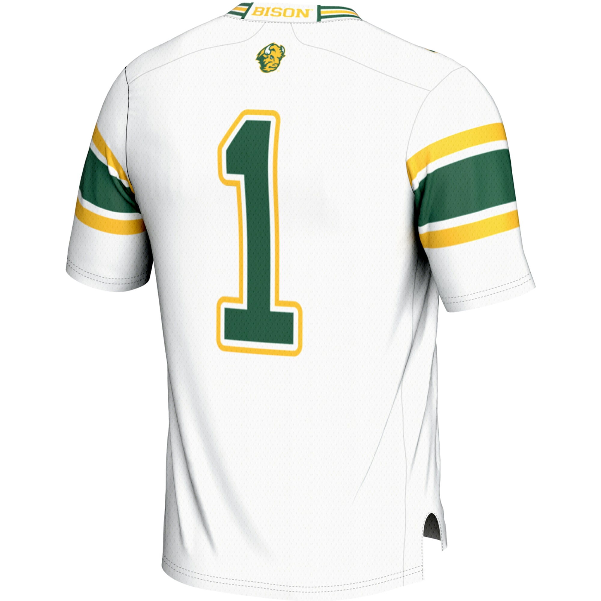 Endzone NDSU Bison Game Jersey No.1 White NCAA College Football Fan Wear Endzone