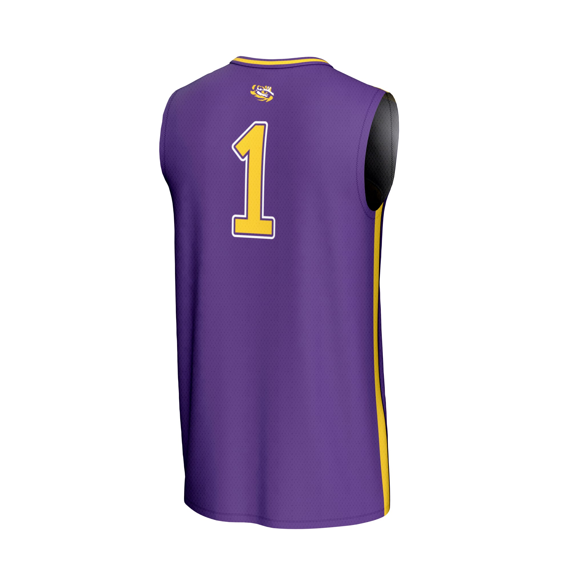 Basketball Fashion LSU Tigers Game Jersey Purple NCAA College Basketball Fan Wear Basketball Fashion