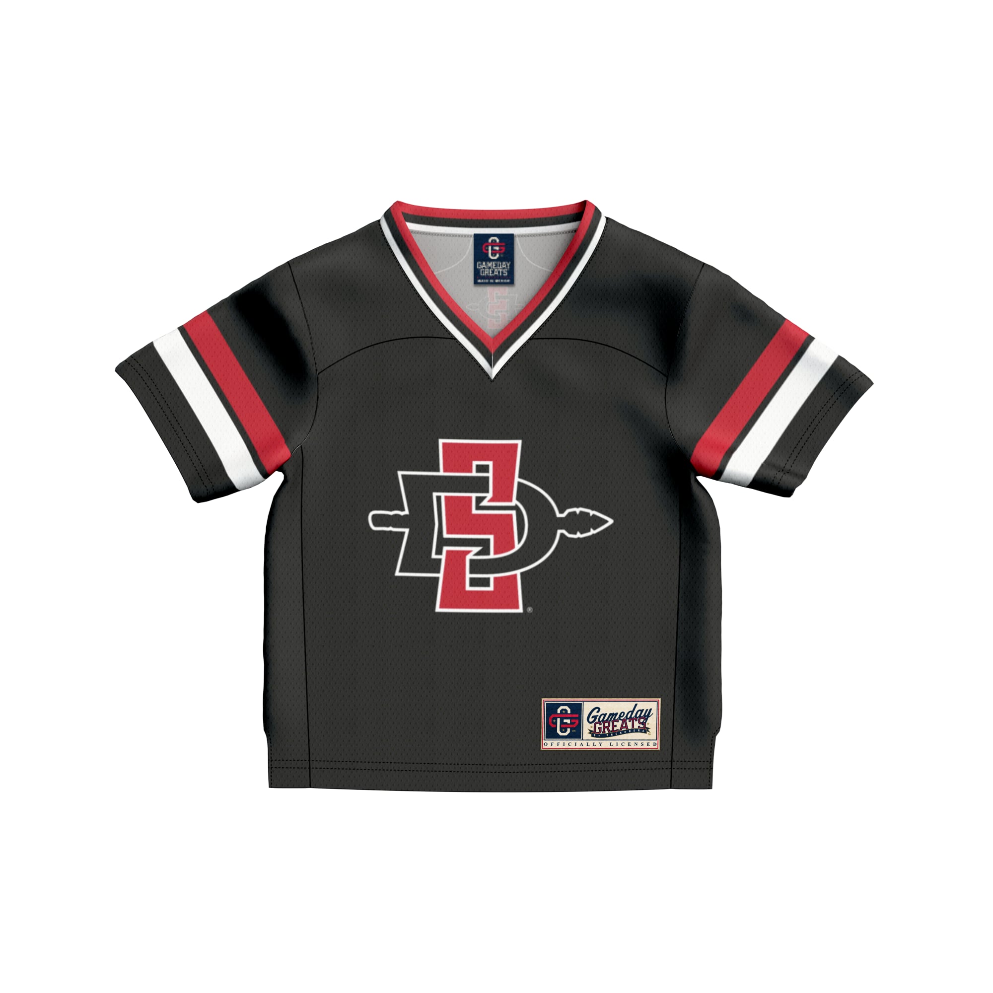 Collegiate Fashion San Diego State Aztecs Game Jersey No.1 Black NCAA College Football Fan Wear