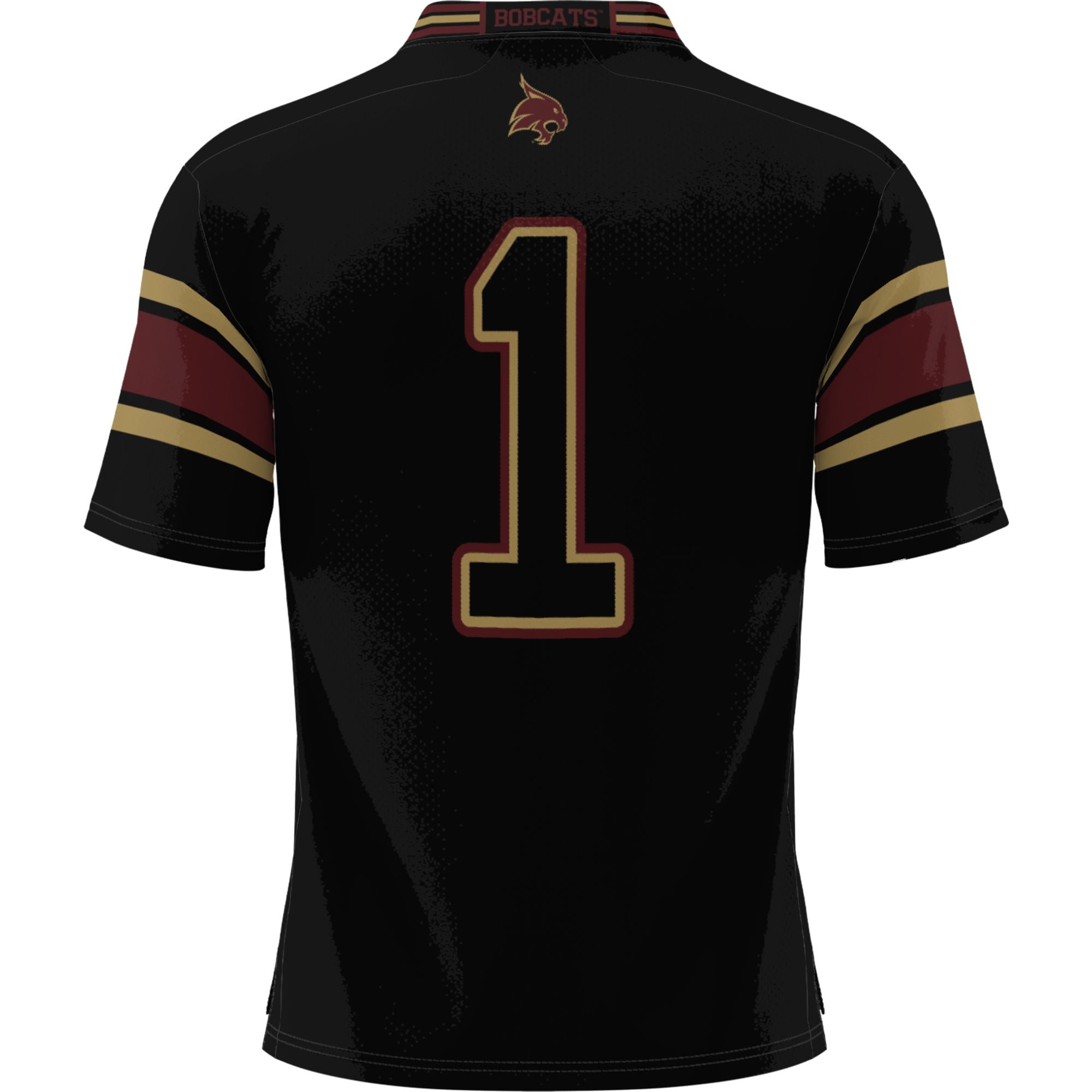 Texas State Bobcats Game Jersey Black NCAA College Football Fan Wear
