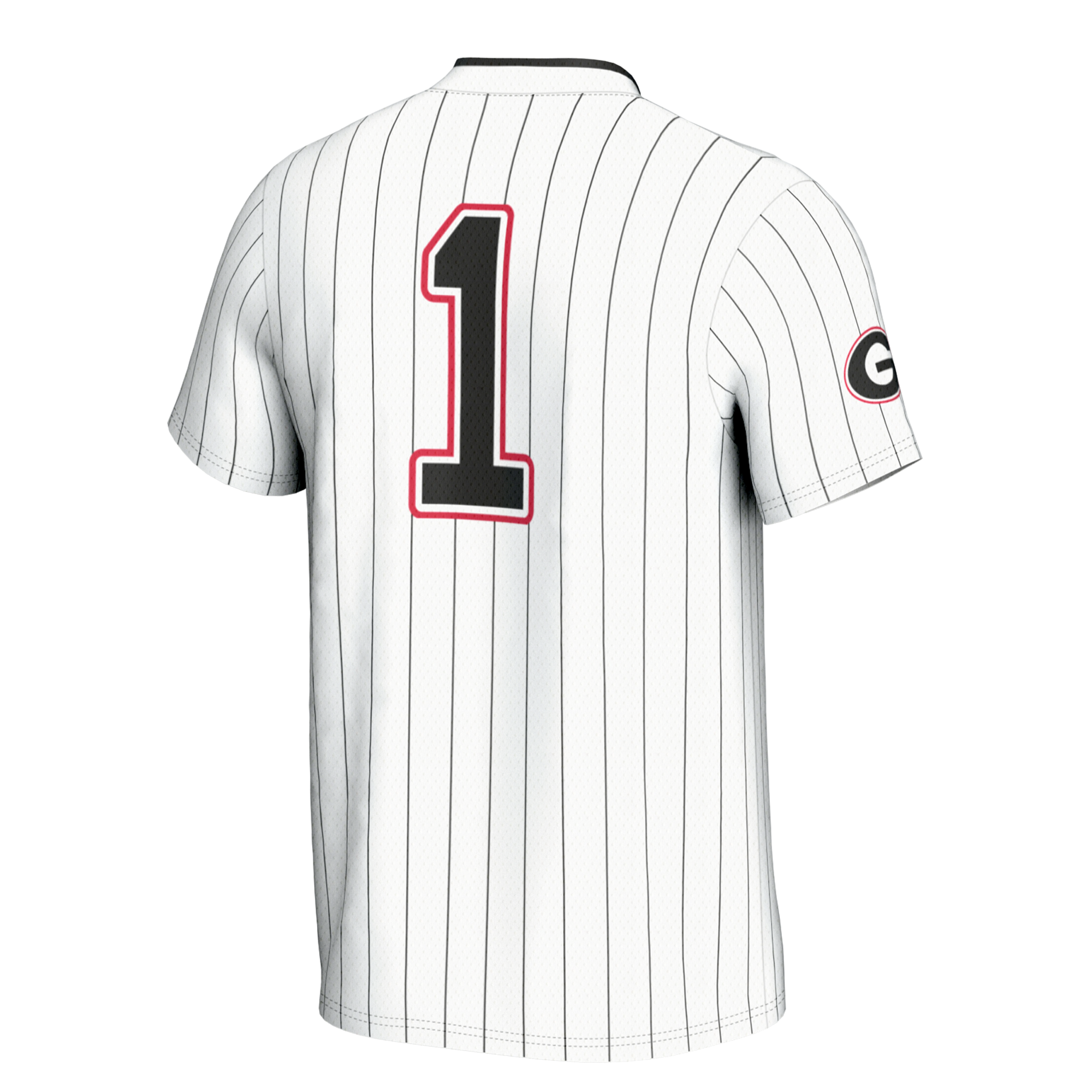 Softball Georgia Bulldogs Game Jersey White NCAA College Softball Fan Wear