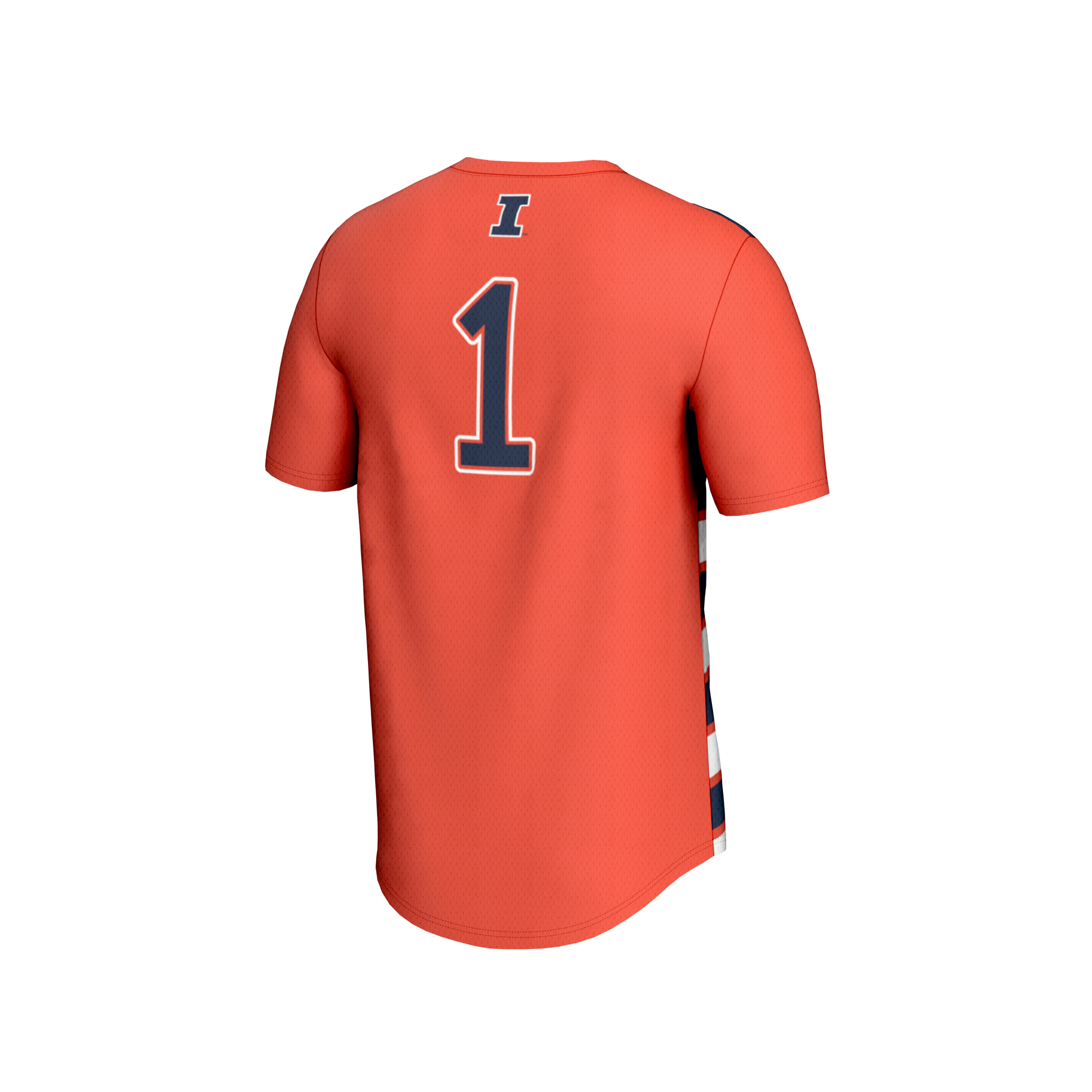 Soccer Fashion Illinois Fighting Illini Game Jersey Orange NCAA College Soccer Fan Wear Soccer Fashion
