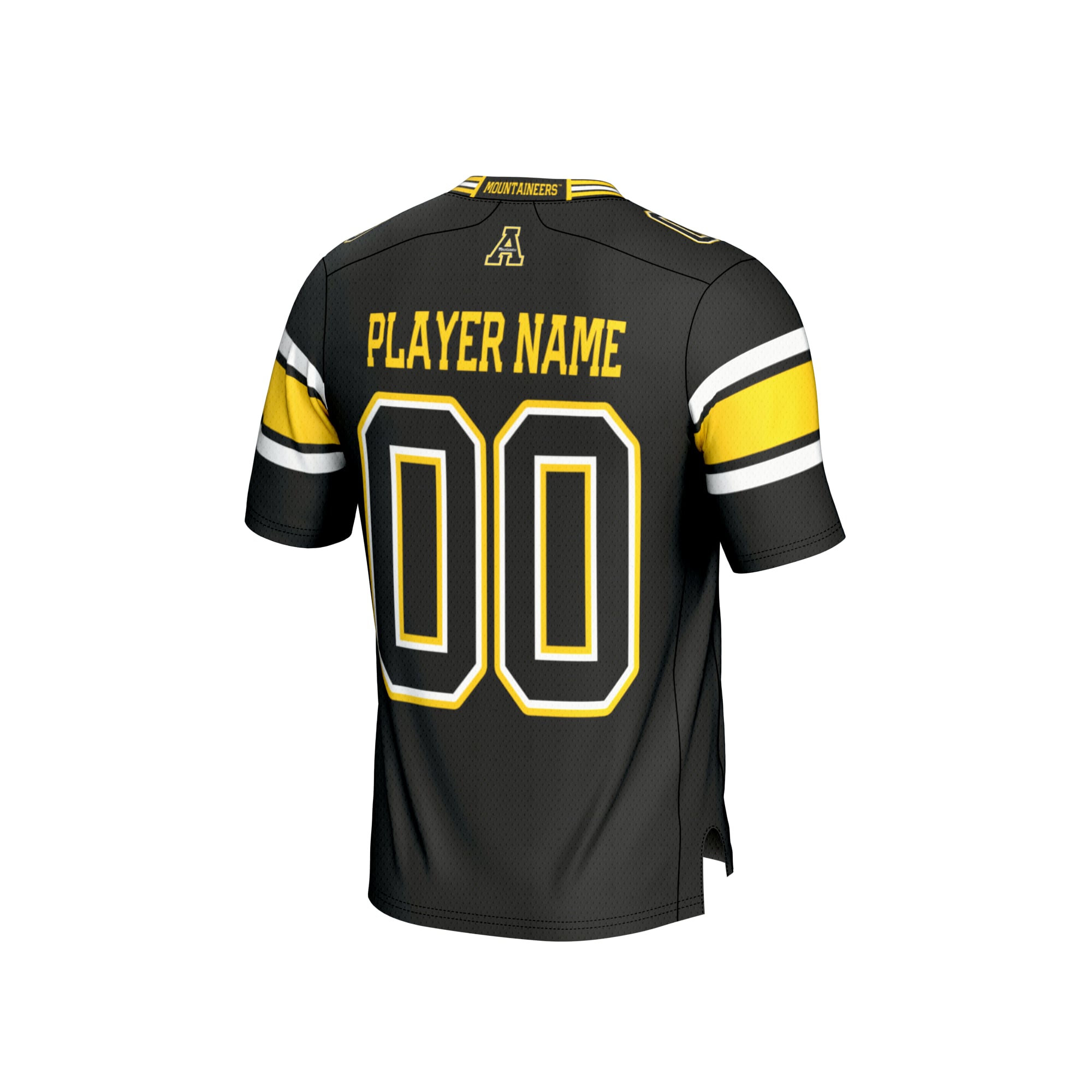 NIL Fashion Appalachian State Mountaineers Game Jersey Black NCAA College Football Fan Wear