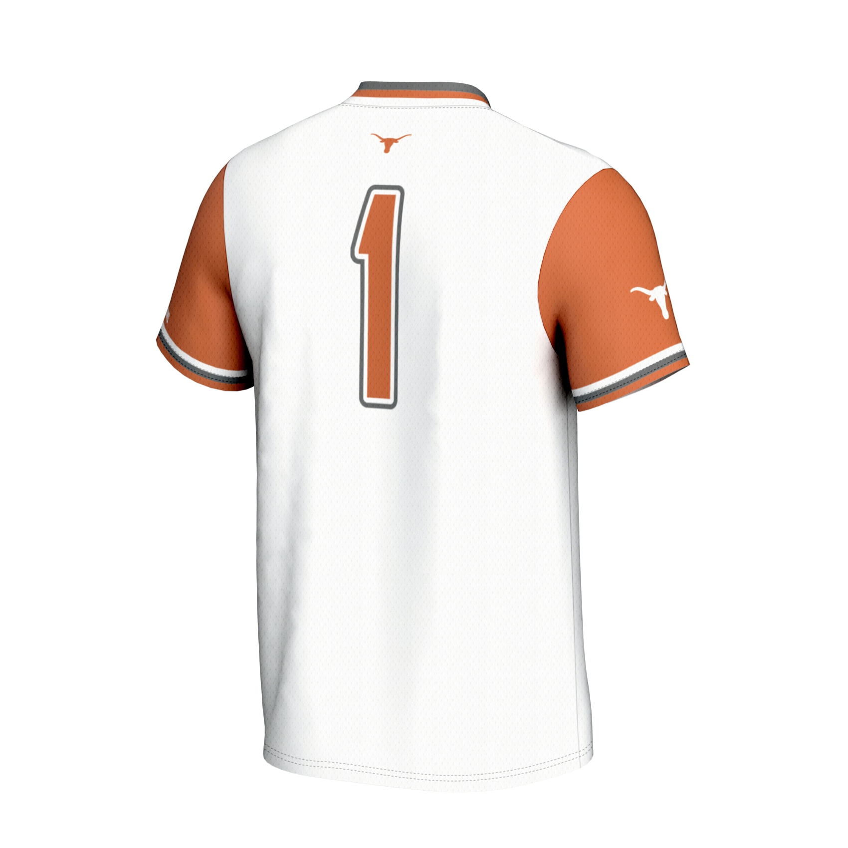 Softball Fashion Texas Longhorns Game Jersey White NCAA College Softball Fan Wear Softball Fashion
