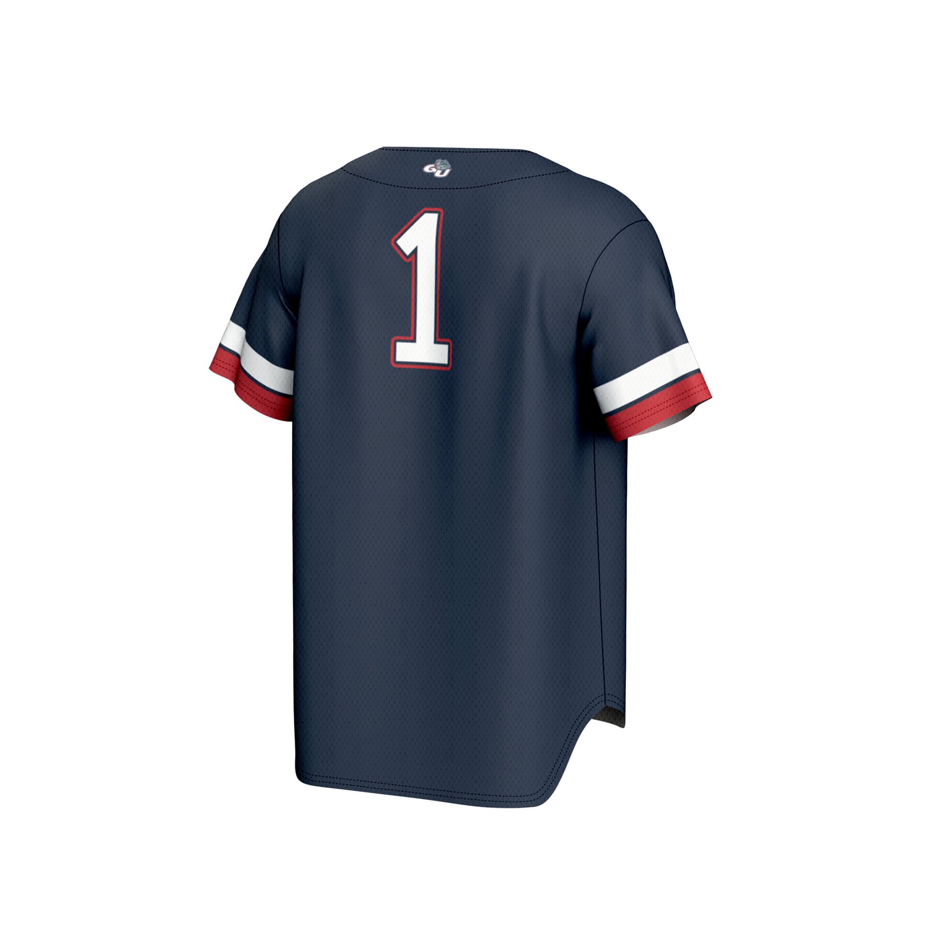 Collegiate Baseball Fashion Gonzaga Bulldogs Game Jersey No.1 Navy NCAA College Baseball Fan Wear
