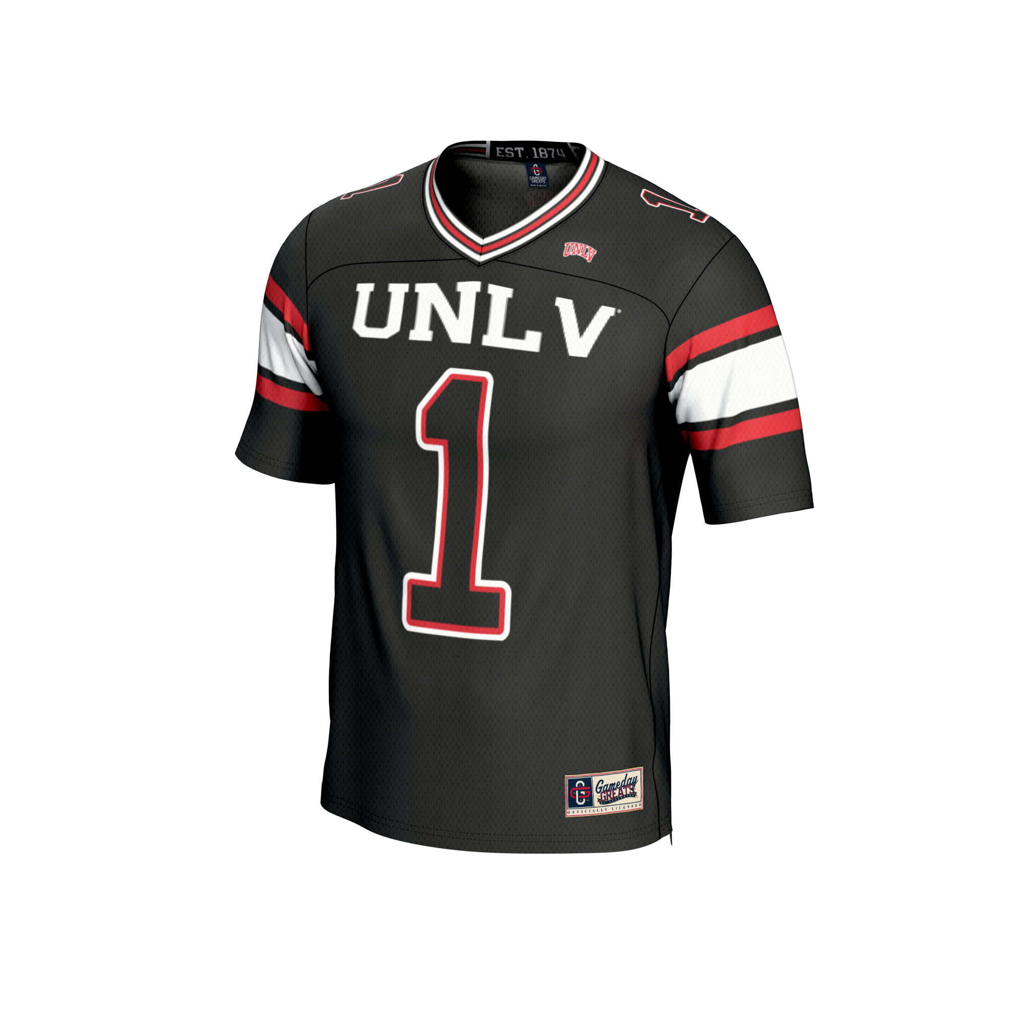 Fashion UNLV Rebels Game Jersey Black NCAA College Football Fan Wear Fashion