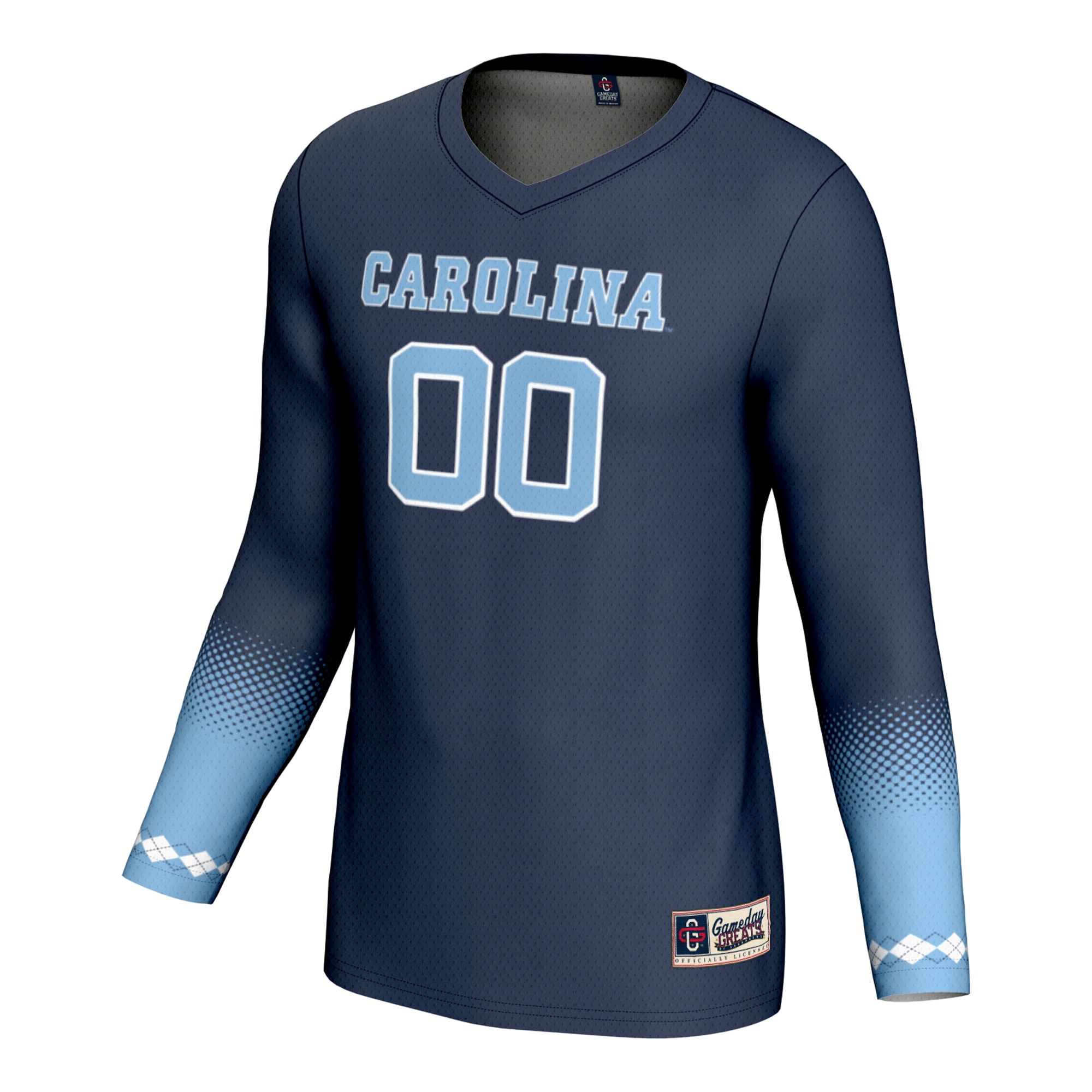 Pick- NIL Volleyball North Carolina Tar Heels Player Jersey Navy NCAA College Volleyball Fan Wear Pick- NIL Volleyball