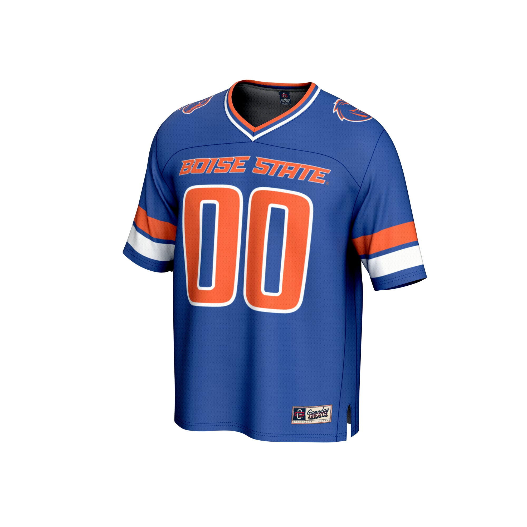 NIL Pick- Collegiate Boise State Broncos Player Jersey Royal NCAA College Football Fan Wear
