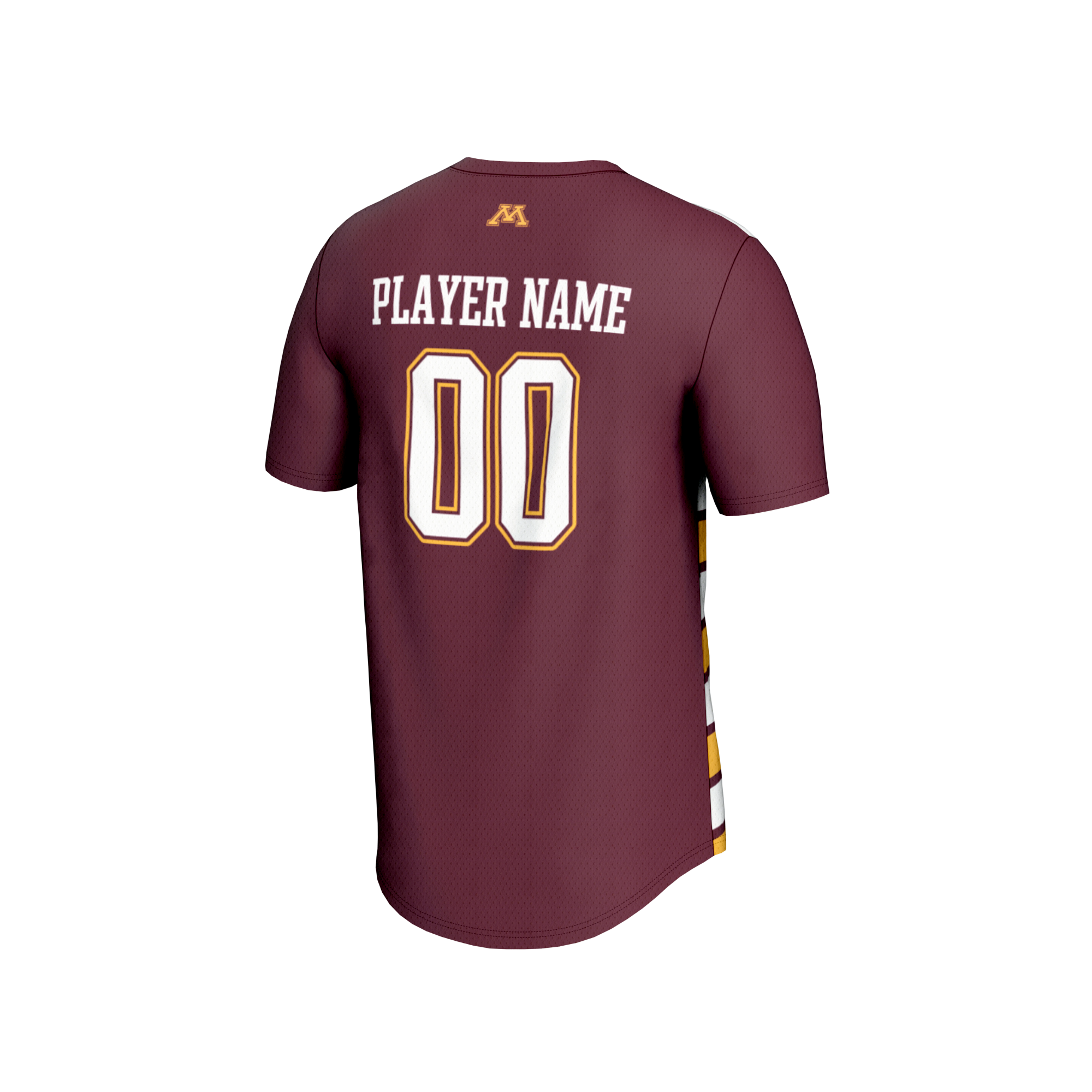 NIL Pick Collegiate Minnesota Golden Gophers Player Jersey Maroon NCAA College Soccer Fan Wear NIL Pick Collegiate